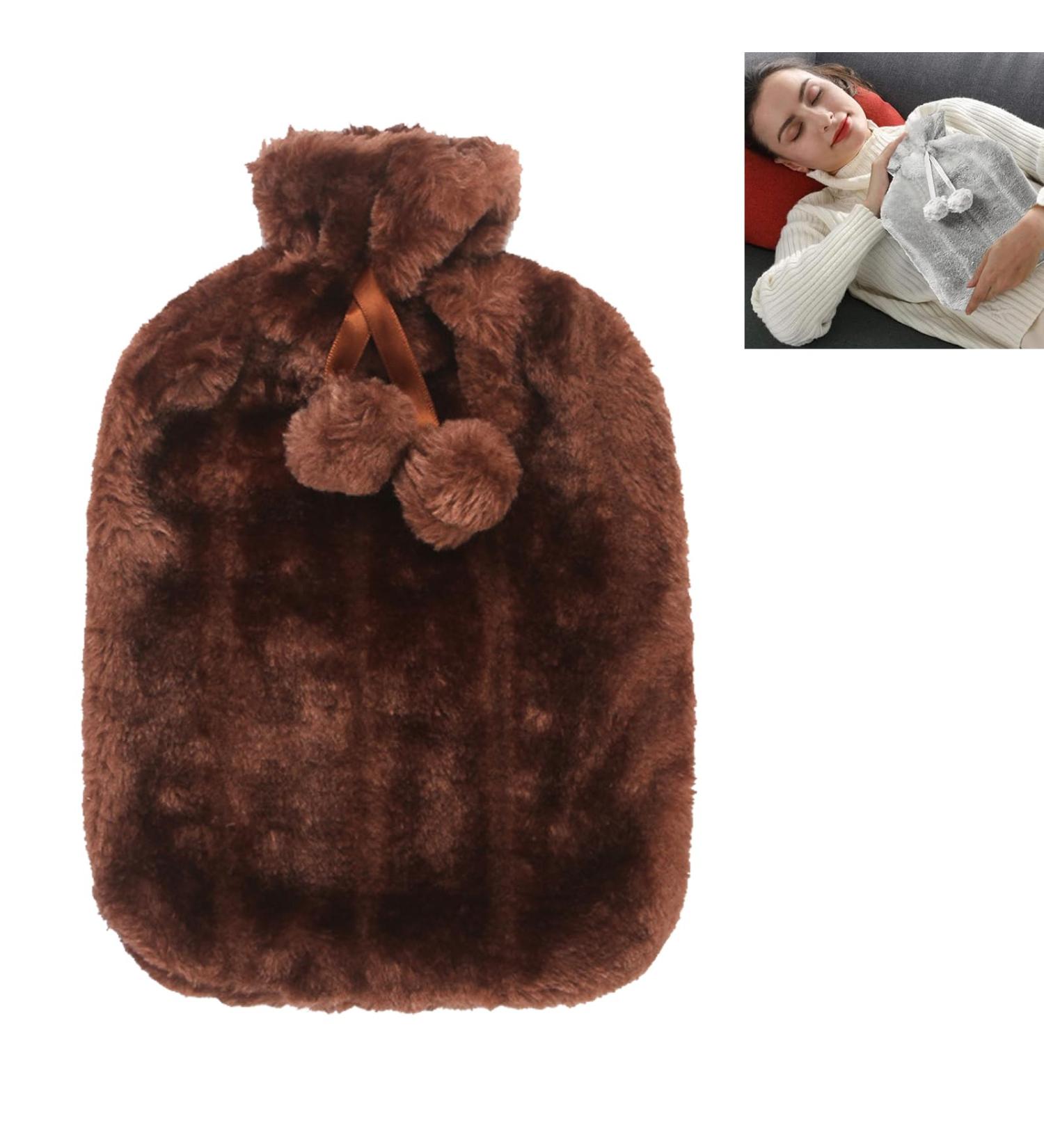 Safe & Durable Hot Water Bottle with Soft Cover | Ideal for Adults & Children | Perfect for Family Use - International Shipping Available - Buy Online on GoSupps.com