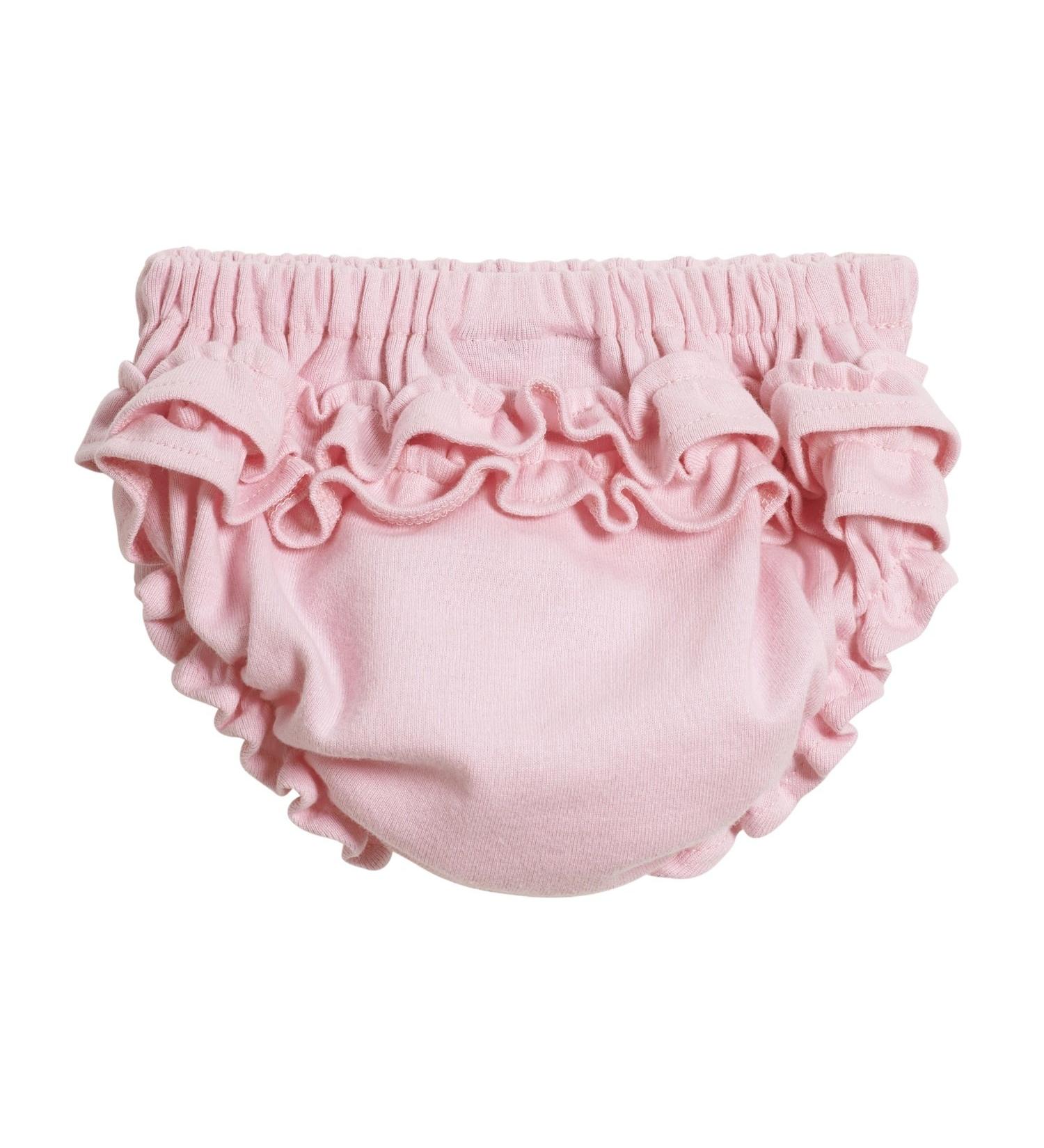 City Threads Baby Girl 100% Soft Cotton Ruffle Diaper Cover Bloomers - Pink 0/3M | Made in USA - Buy Online on GoSupps.com