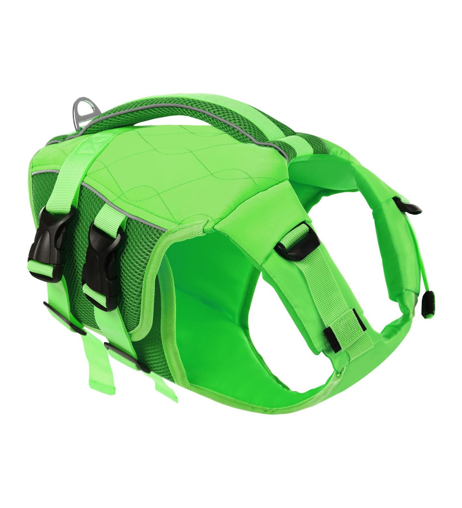 Buy Convinit Life Jacket for Dogs | Adjustable Dog Vest for Boating Swimming & Surfing | XL Green for Small Medium & Large Dogs - Buy Online on GoSupps.com