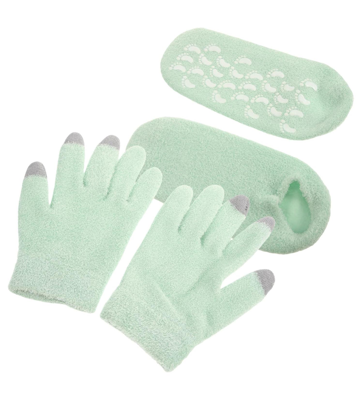 Beavorty 1 Set Spa Socks Gel Socks Foot Moisturizing Socks Lotion Moisturizing Gloves Socks for Women Moisturizing Hand Moisturizing Gloves Yarn Foot Socks Women's Moisturize - Buy Online on GoSupps.com