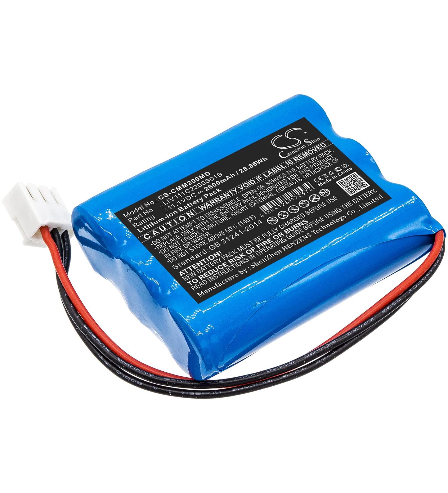 Battery Replacement for COMEN 022-000066-00 022-000113-00 LIV111C2200S01B M2000A - International Shipping Available - Buy Online on GoSupps.com