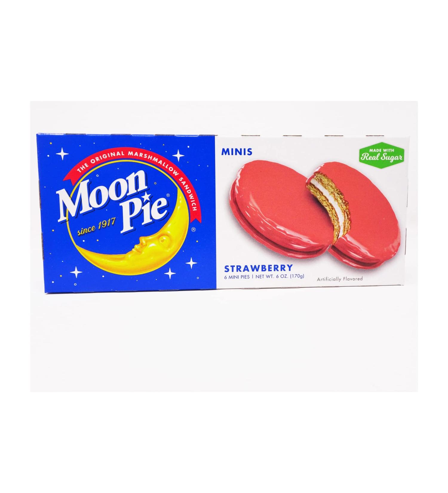 Moon Pie Minis - Strawberry (110 Calories) 6 Ct.
