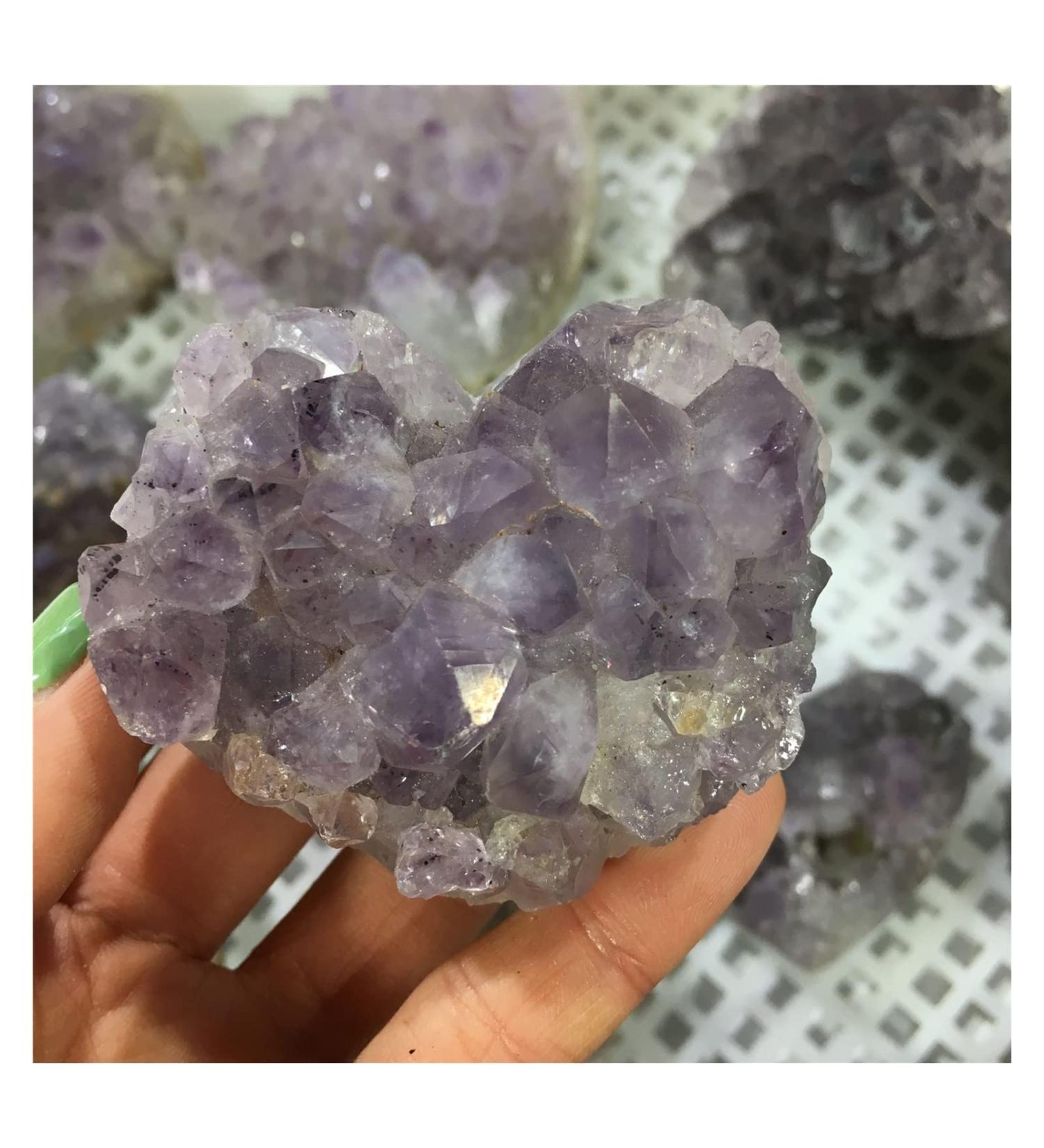 Natural Crystal Rough Natural Crystal Rough Natural Amethyst Quartz Purple Crystal Cluster Stones Specimen Home Decoration Crafts Decoration Ornament (Size : 100-150g) (Size : 100-150g) - Buy Online on GoSupps.com
