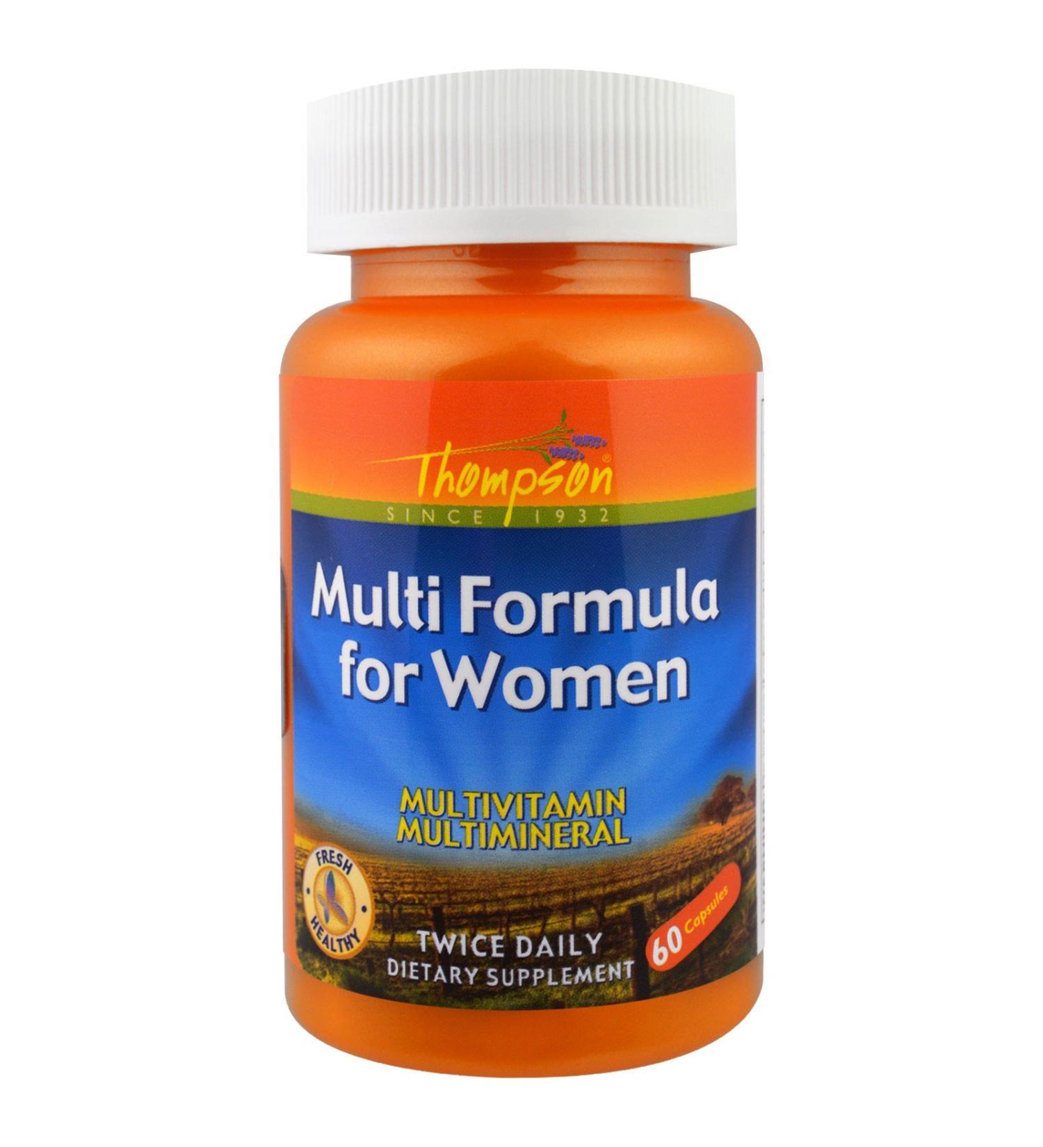 Thompson Multi Formula for Women - 60 Capsules | Daily Essential Vitamins - Buy Online on GoSupps.com