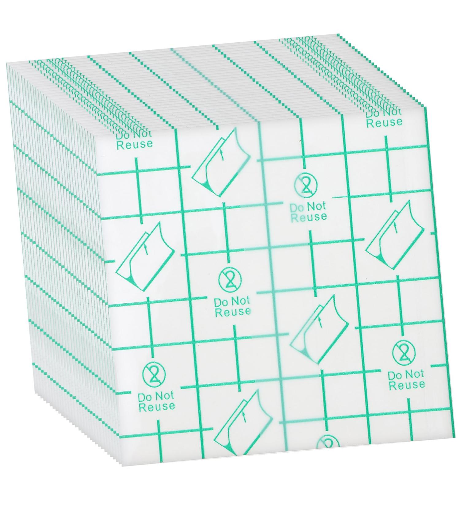 VILLCASE 200 Pcs Blank Adhesive Cosmetic Palettes - Disposable Eye Shadow Stickers & Foundation Tools for Professionals - Buy Online on GoSupps.com