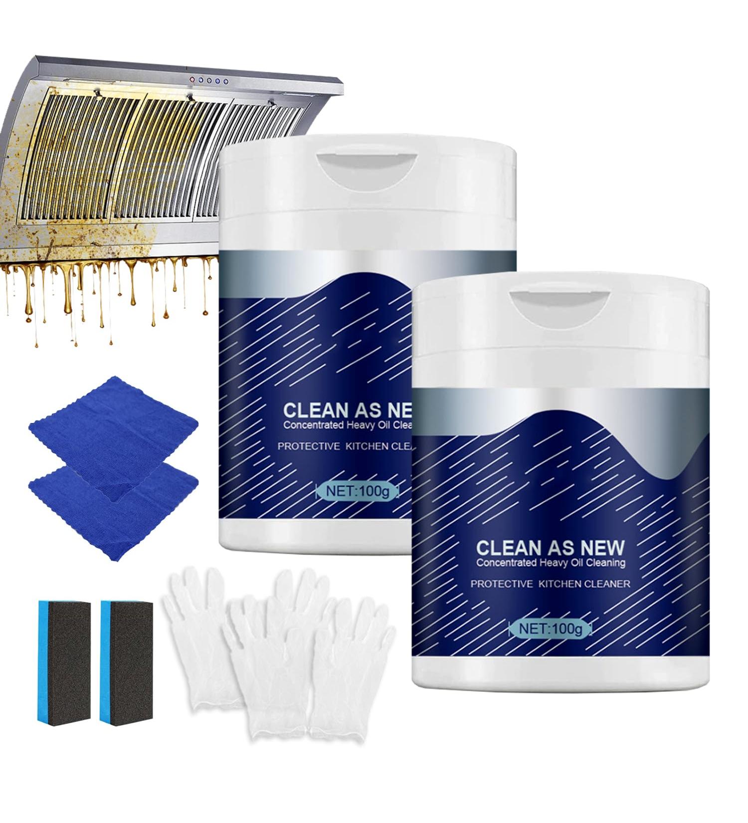 2Pcs Chef Cleaning Powder - Heavy Duty Degreaser for Stubborn Kitchen Stains - Buy Online on GoSupps.com