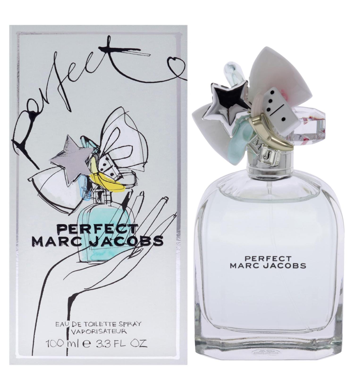 Marc Jacobs Perfect by Marc Jacobs for Women - 3.3 oz EDT Spray Floral 3.4 Ounce (Pack of 1) - Buy Online on GoSupps.com