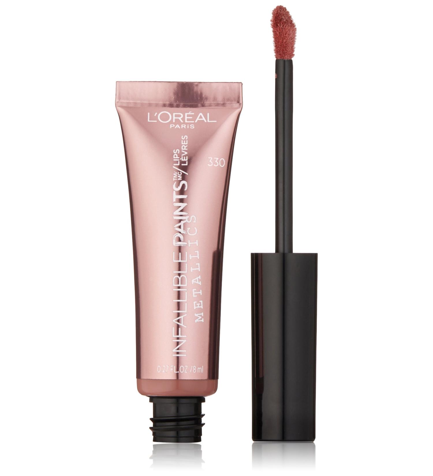 L'Or al Paris Infallible PAINTS/LIPS Metallic Moon Lust 0.27 fl. oz. - Intense Color and Shine - Buy Online on GoSupps.com