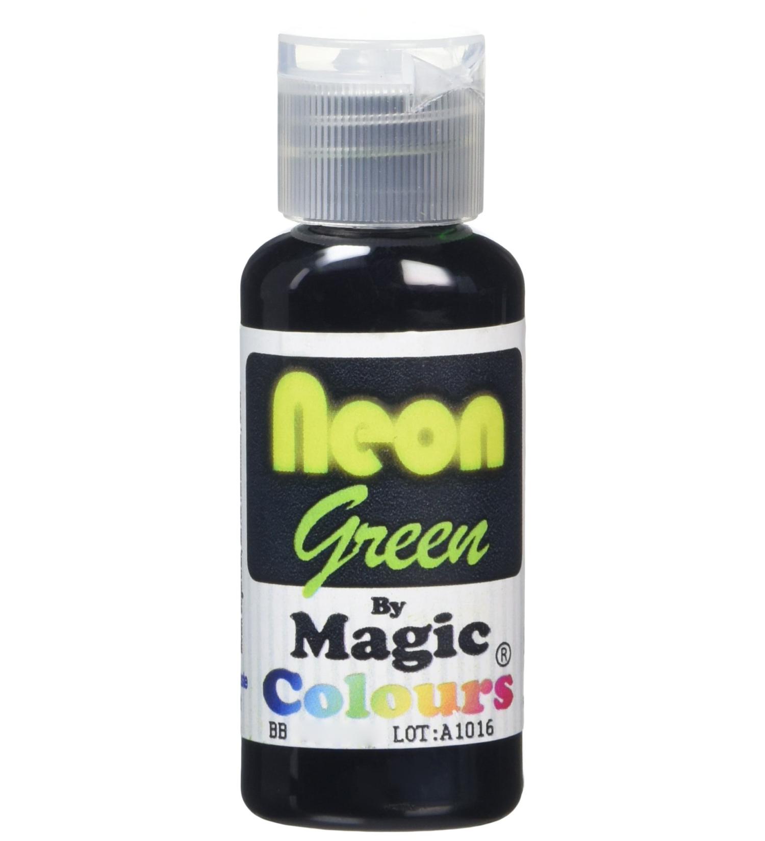 Magic Colours Neon Effect Sugarcraft Paste Green 32 g - Buy Online on GoSupps.com