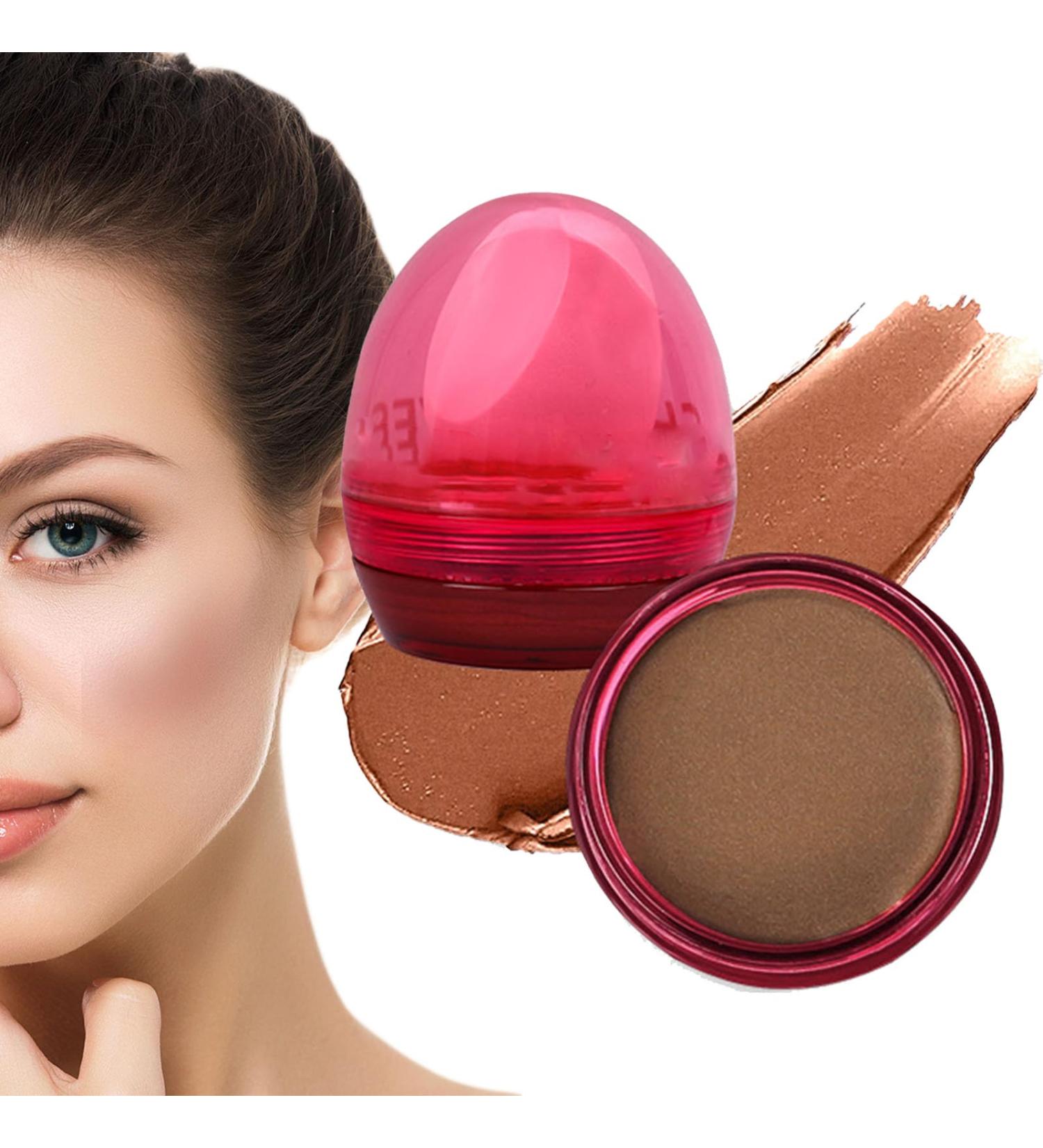 Powder Blusher | Monochrome Lightweight Blusher for Women - Face Makeup Essentials for Young Ladies for Working Home Gathering Dating Traveling Shopping Shzons 01# Bronze - Buy Online on GoSupps.com