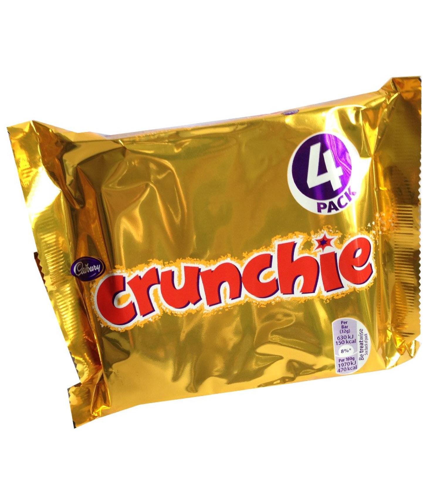 Cadbury Cadbury Crunchie Chocolate Bar (4 x 32 g) 128 g
