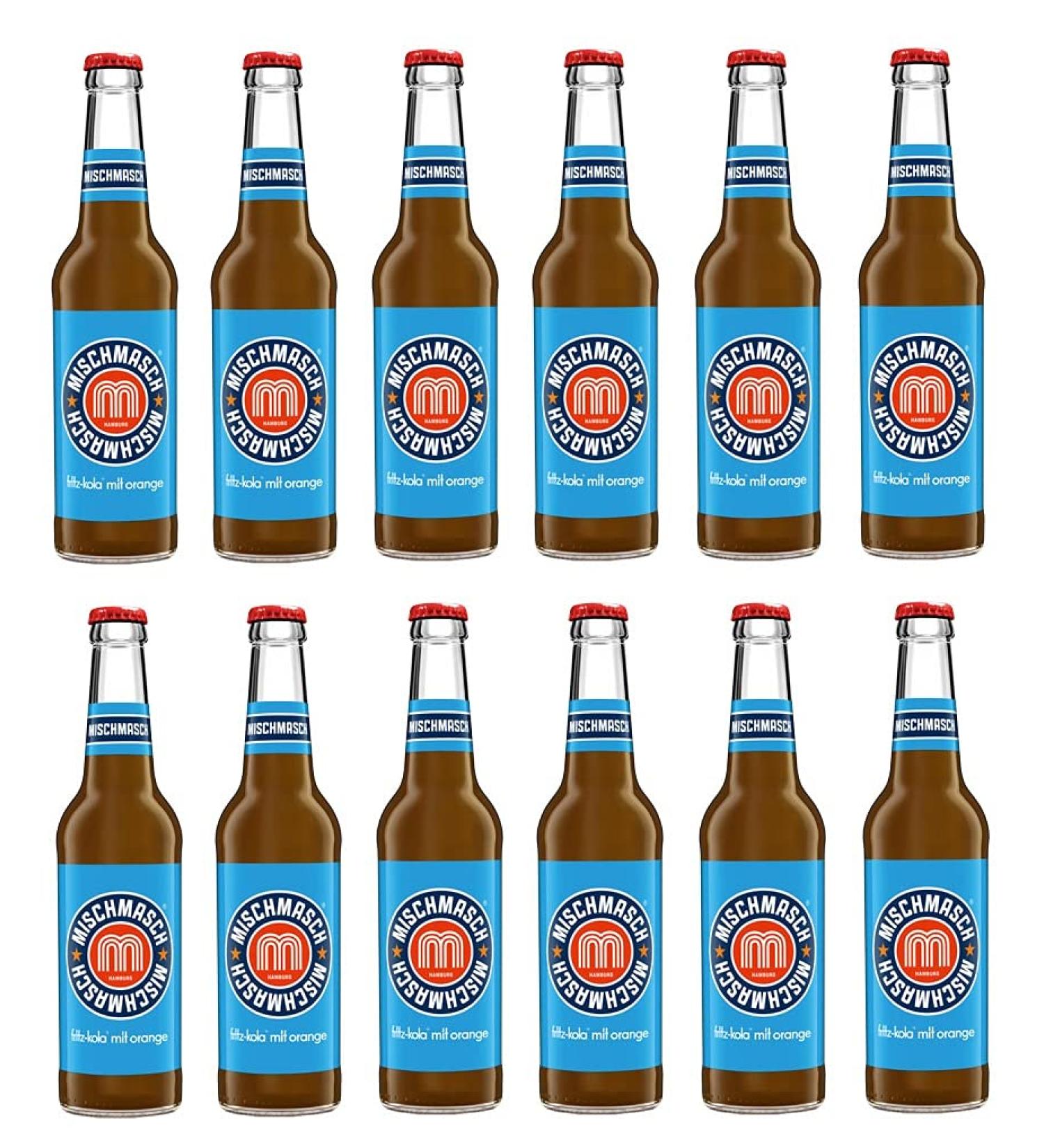 mischmasch Fritz Kola Mixing Mask with Orange 12 x 0.33 Litre with Multi Purpose Set