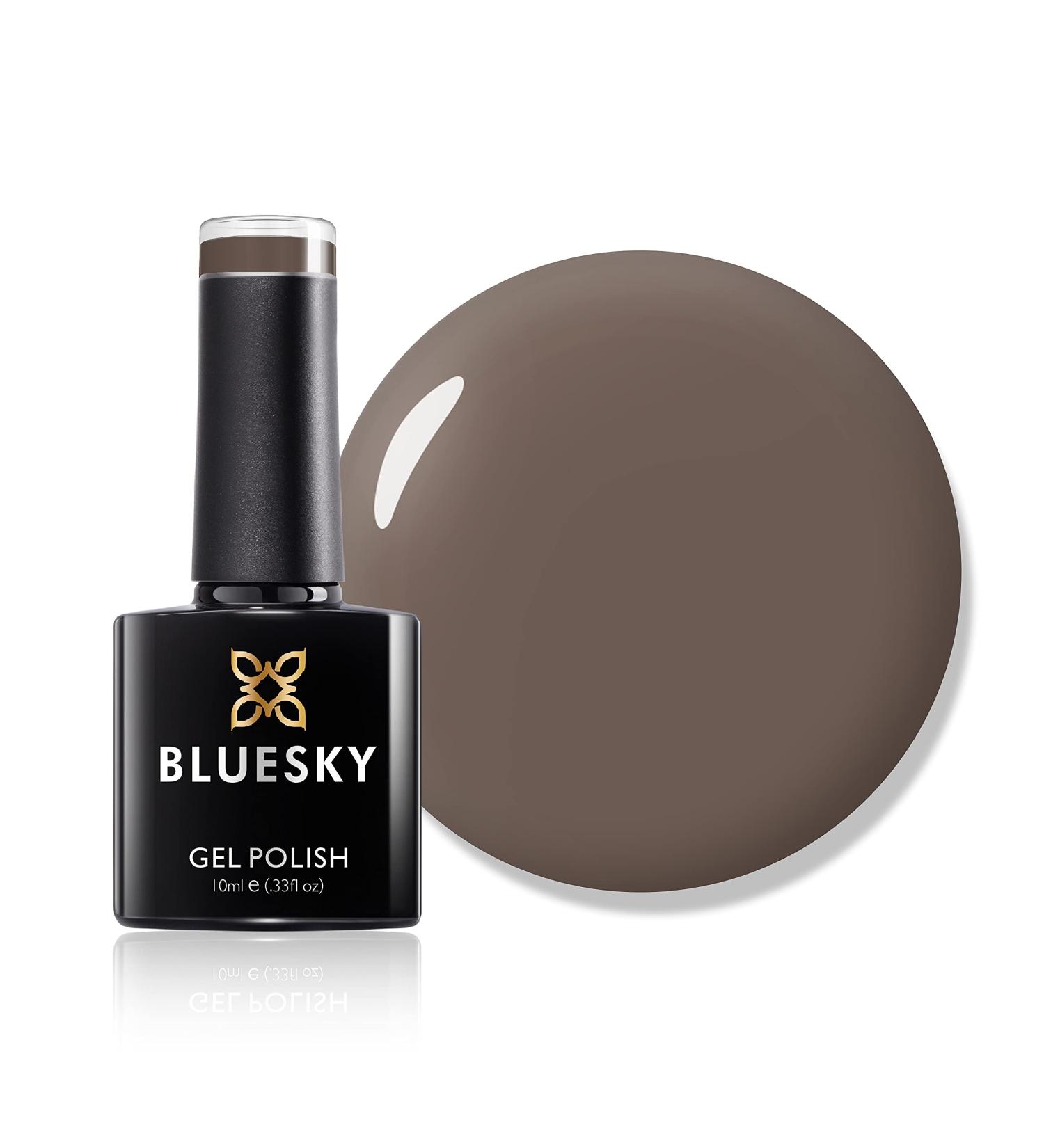 Bluesky Gel Nail Polish Mud A020 Chocolate Brown Long Lasting Chip Resistant 10 ml (Requires Drying Under UV LED Lamp) - Buy Online on GoSupps.com