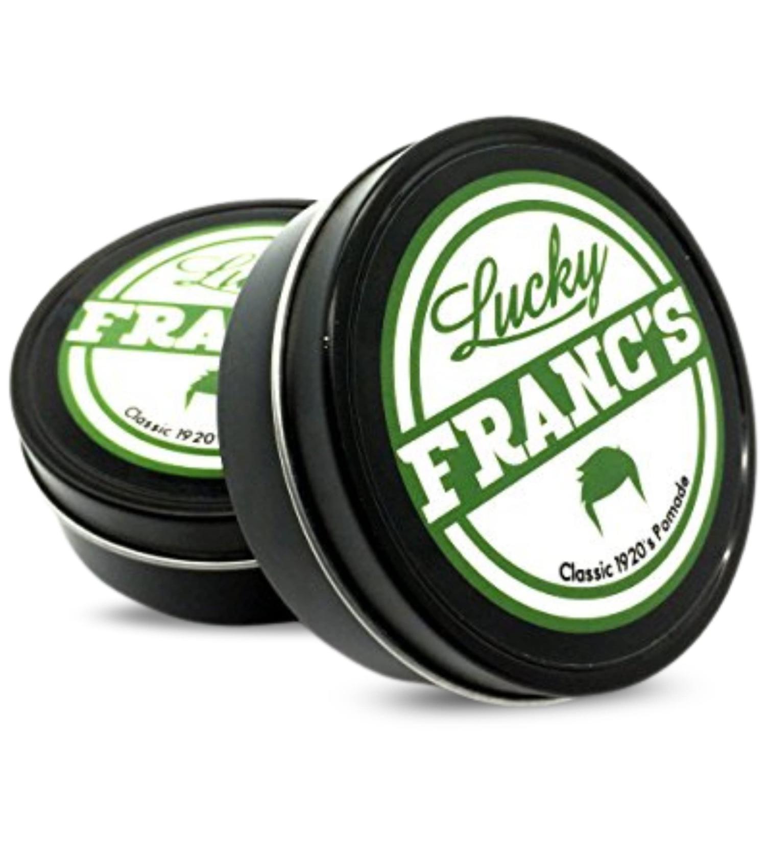 Buy Lucky Franc's Oil Based Hair Pomade - 1920s Rockabilly Medium Hold & Shine | Handmade in the USA - Buy Online on GoSupps.com