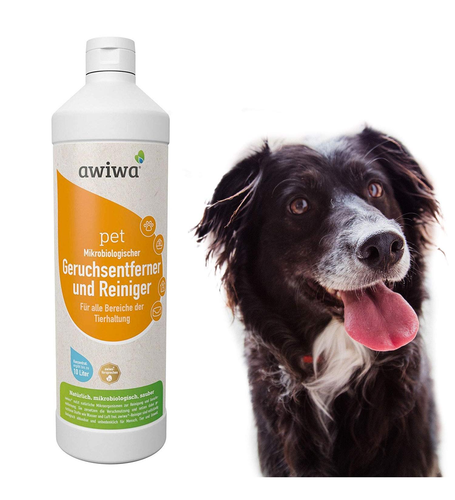 Buy Awiwa Odor Neutralizer & Cat Urine Stain Remover (1L) - Effective Pet Odor Control for Dogs & Cats | International Shipping Available - Buy Online on GoSupps.com