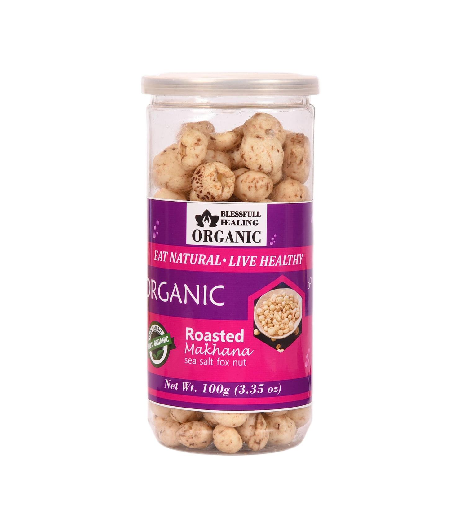 Buy Blessfull Healing Organic Sea Salt - Roasted Makhana Flavor (100g) | International Shipping - Buy Online on GoSupps.com