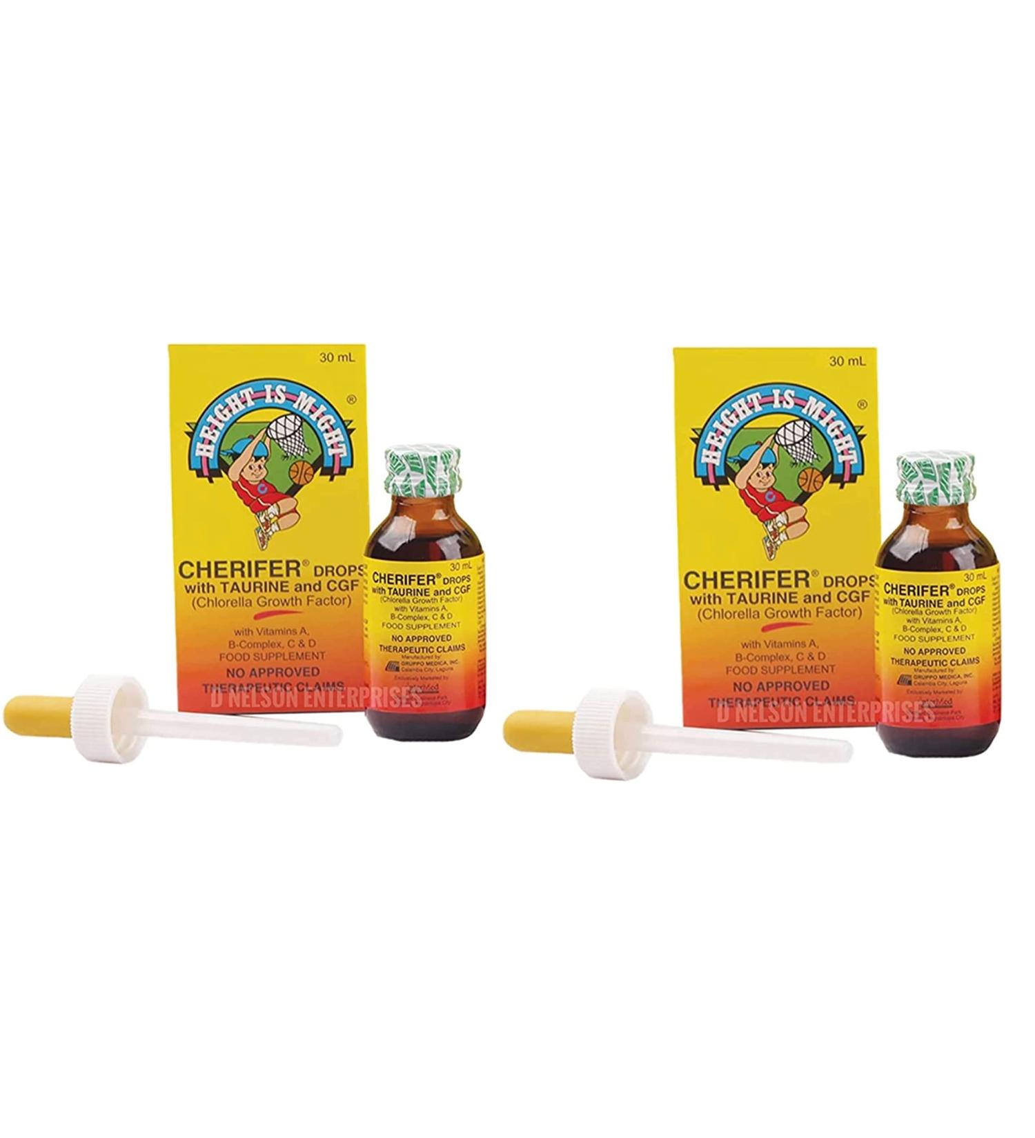 2 Cherifer Drops w/Taurine and CGF (2 x 30ml)