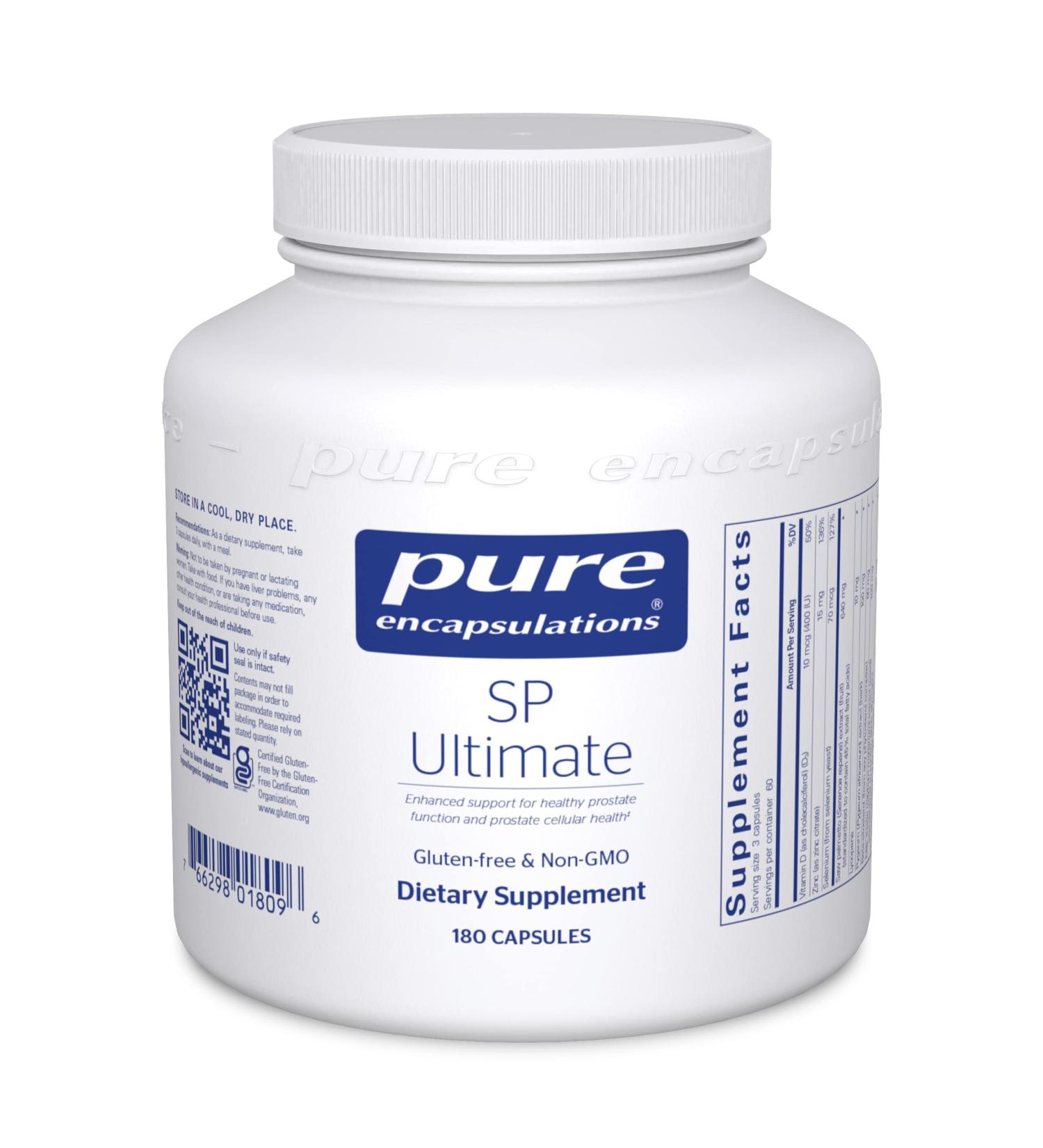 Pure Encapsulations SP Ultimate | Prostate Health Support | 180 Capsules - Buy Online on GoSupps.com