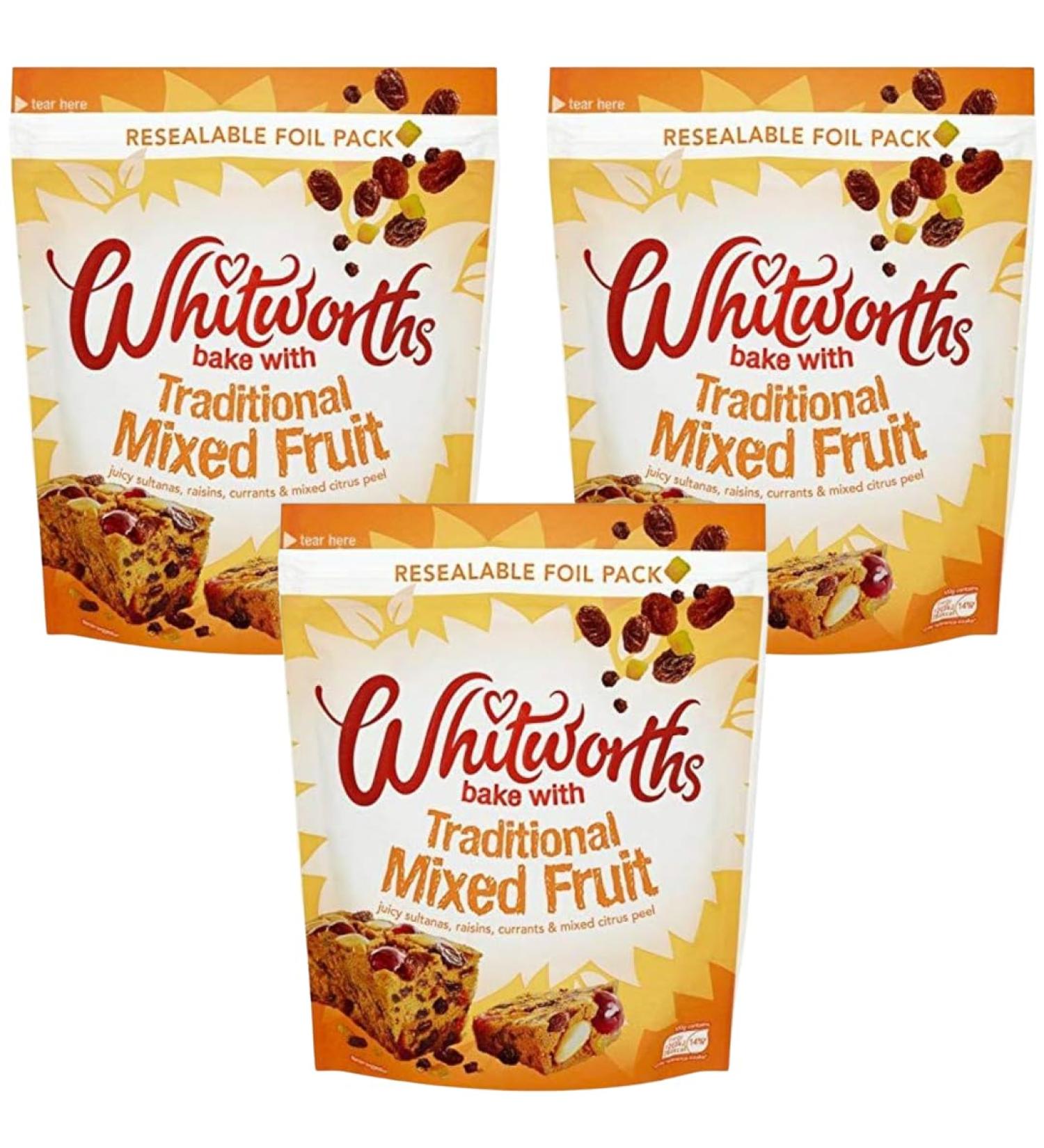 Dried Fruit Bundle With Whitworths Mixed Fruit 350g (3 Pack)