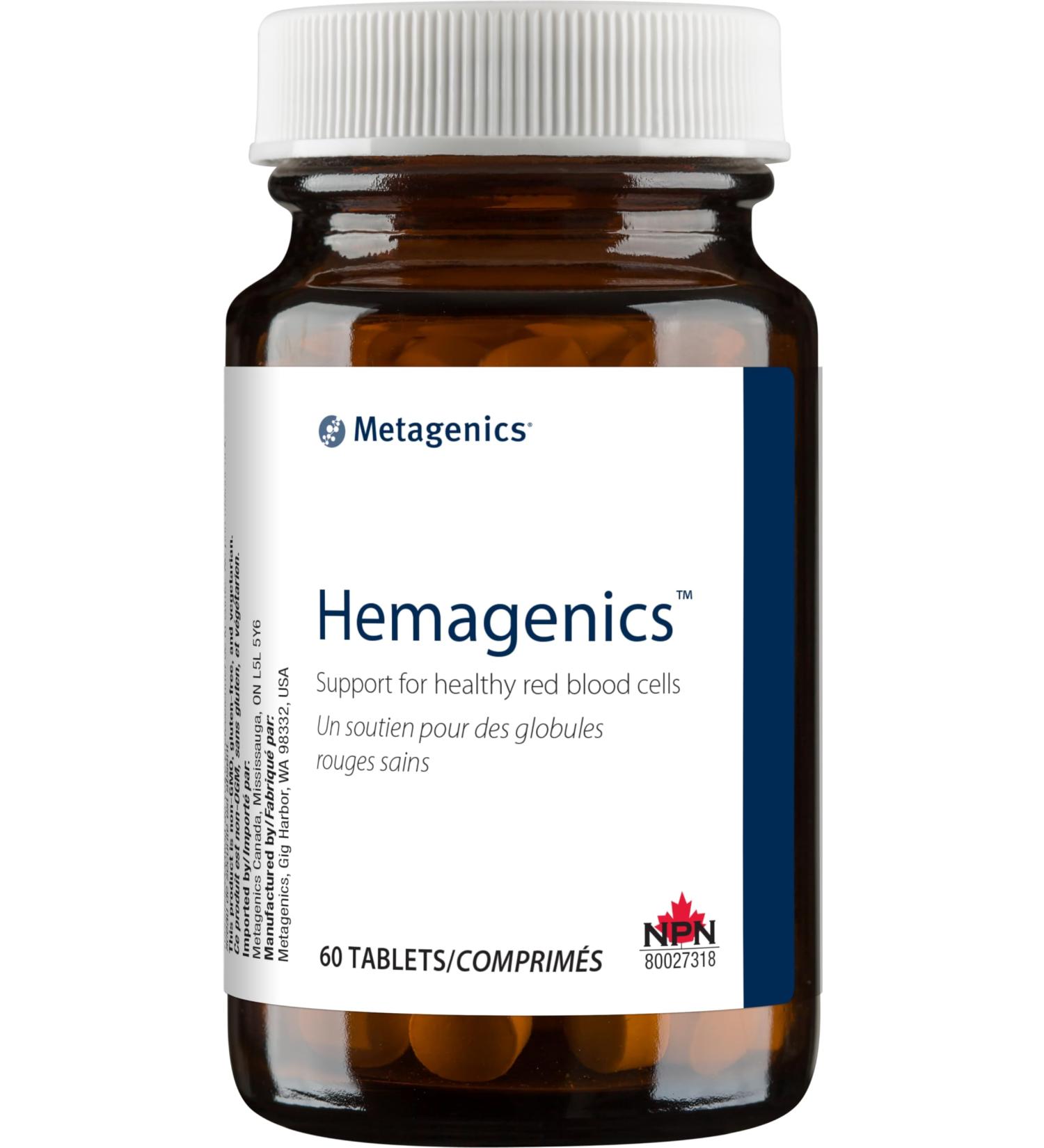 Metagenics Hemagenics 60 Tablets - Buy Online on GoSupps.com
