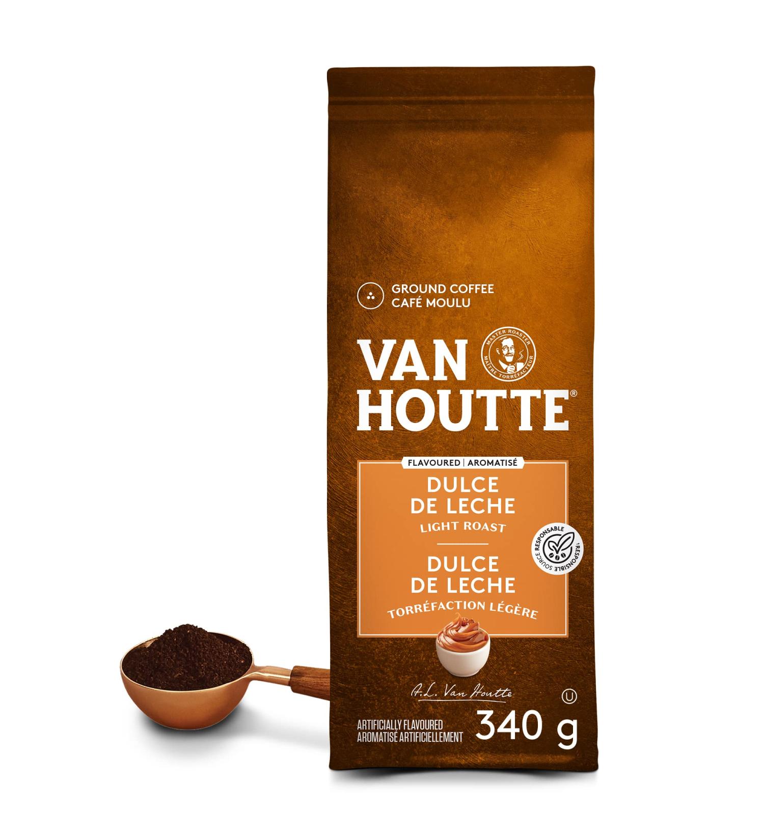 Van Houtte Dulce De Leche Ground Coffee 340g Can Be Used With Certain Keurig Coffee Makers Dulce De Leche 1 Count ( Pack of 340 G ) - Buy Online on GoSupps.com