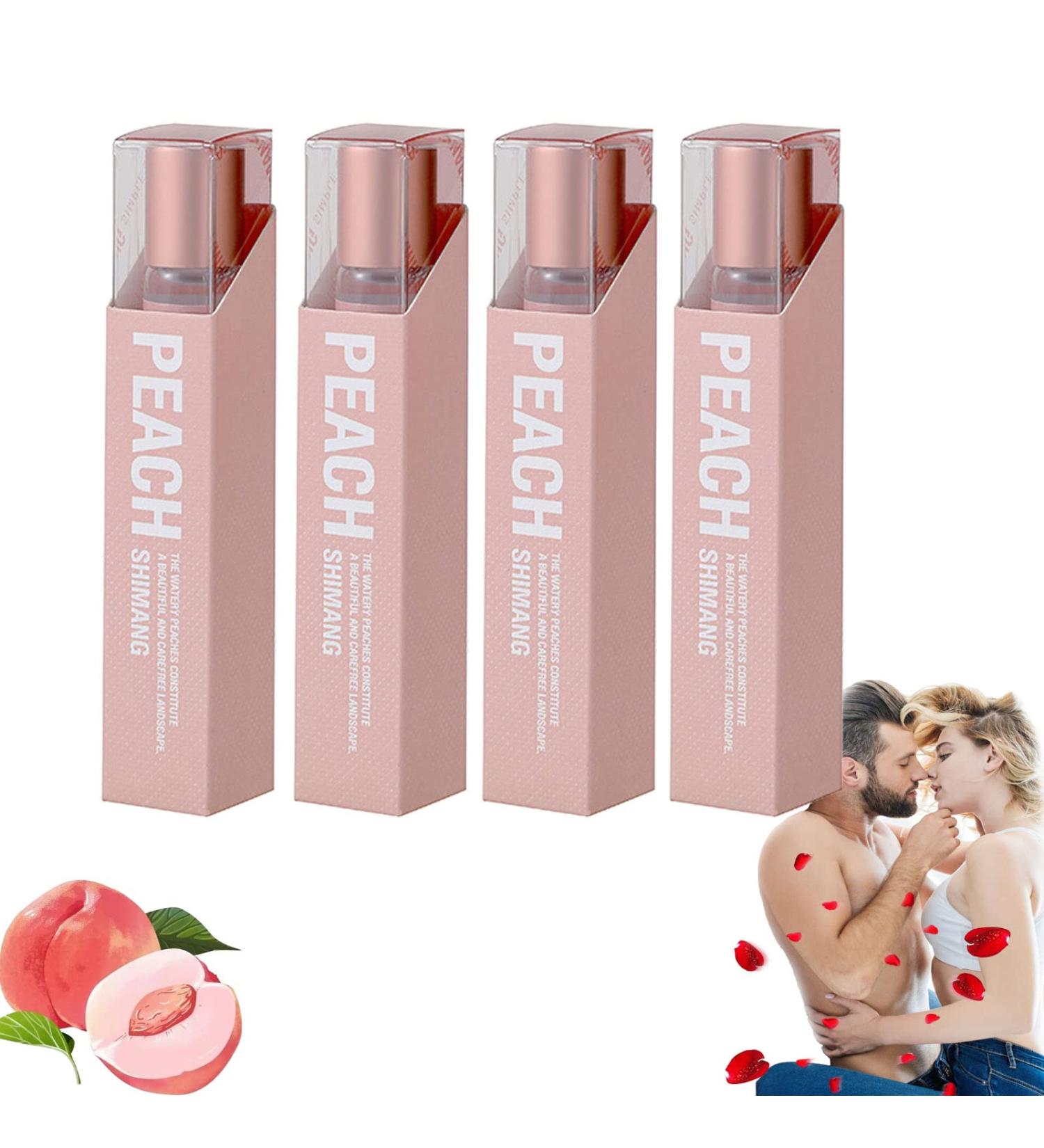 Peach Perfume 0.3 Oz Peach Roll on Perfume Peach Eau De Parfum Blisce Phero Perfume Lunex Phero Perfume Roll ball Perfume Body Deodorant Attraction Aromatic Unisex (4pcs) - Buy Online on GoSupps.com