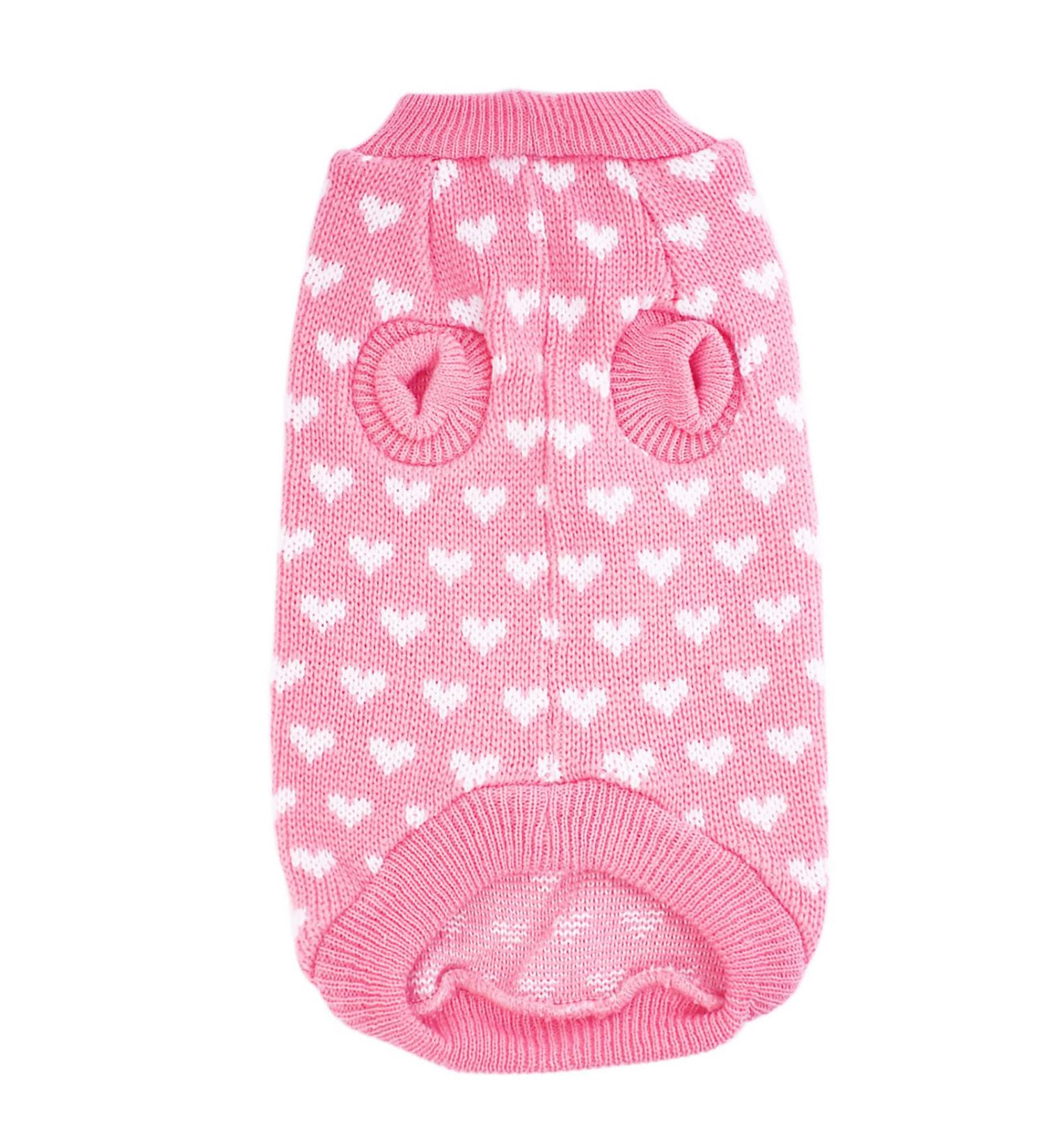 AMAONE Dog coat Chihuahua puppy leopard-Bowknot-Rosa-Rosa-Winter-Winter-Winter-Hundleidungs Eins knitjack pepper clothing dog jacket Small dogs (1114debkb-pink XL) XL 1114debkb-Rosa