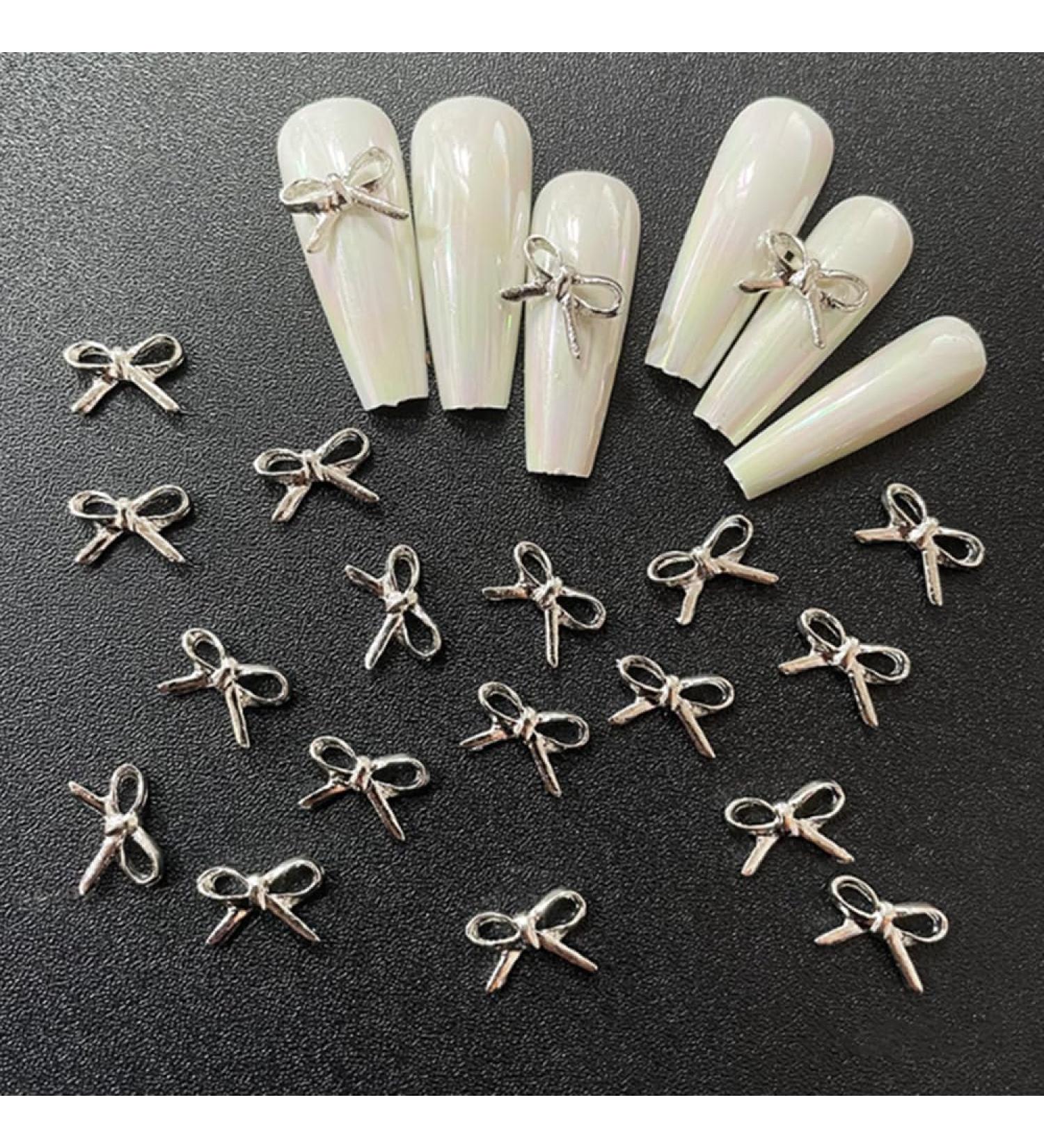 20 Pieces Rhinestone Nail Art Charms - Cross Bear & Butterfly Nail Design Accessories for DIY Crafts - Buy Online on GoSupps.com