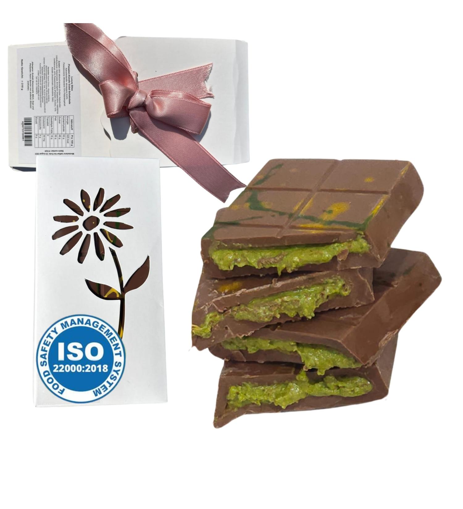 LUXURY Dubai Chocolate (210g) Handmade with Belgium Chocolate Dubai Kadayif Chocolate & Pistachio Dubai Chocolate Dubai - Buy Online on GoSupps.com