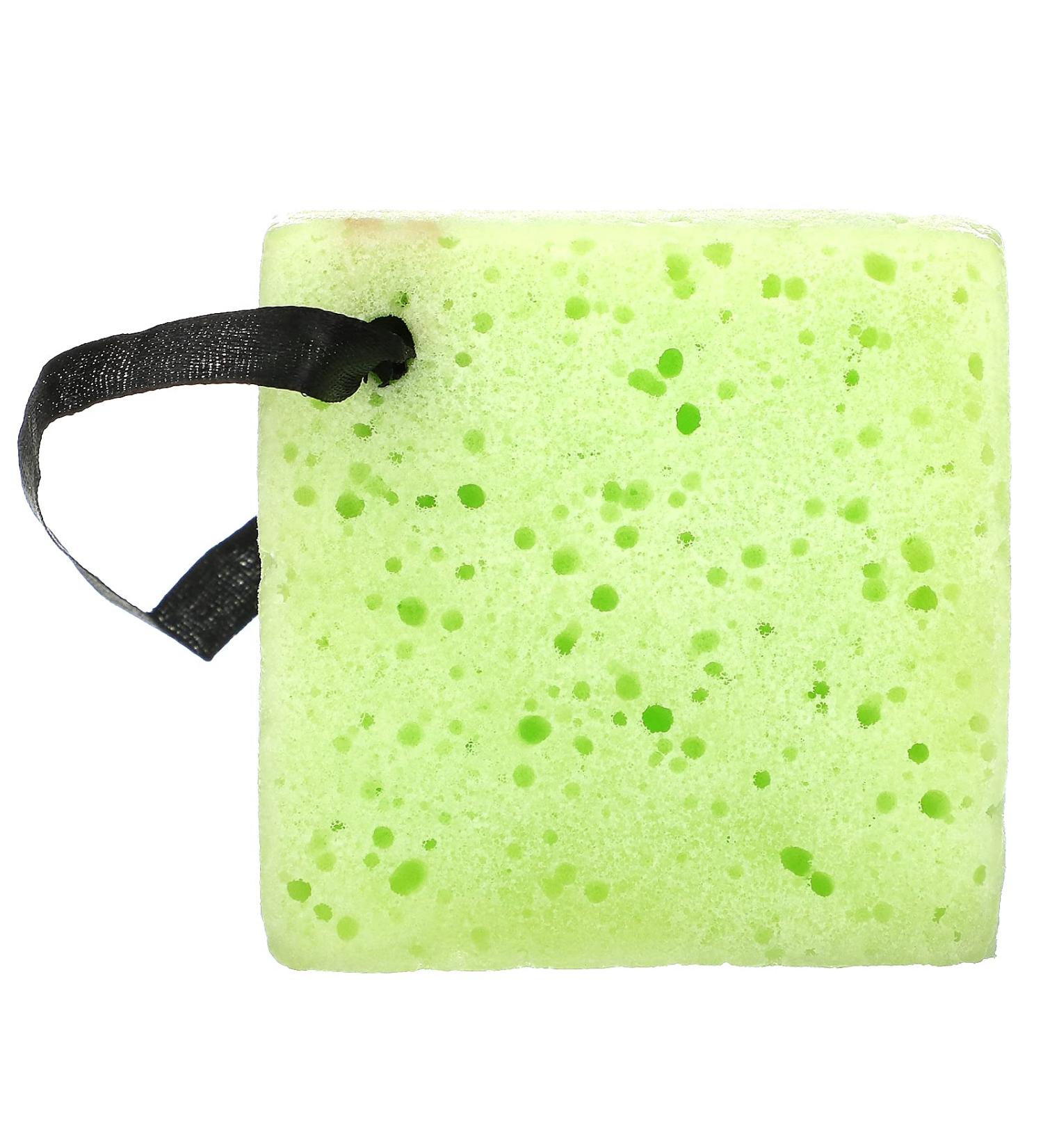 Freeman Beauty  Deep Cleansing Soap-Infused Sponge  Green Tea  1 Sponge  2.65 oz (75 g)