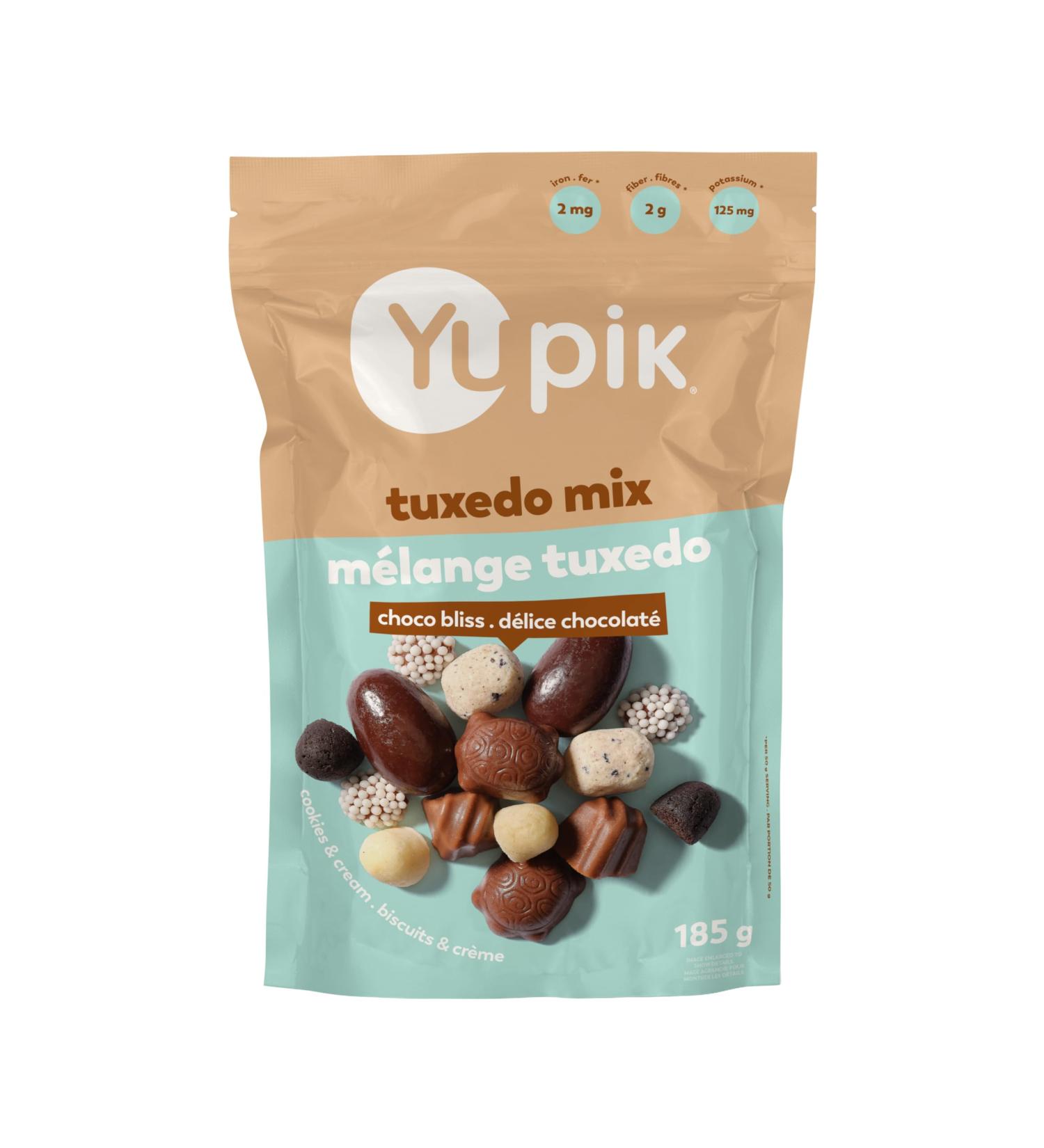 Yupik Tuxedo Mix 185 g Chocolatey Bites Tuxedo Cake Flavor Blend of Chocolates Cookies & Cream Brownie Bites Chocolate Covered Almonds Special Treat Party Snack - Buy Online on GoSupps.com