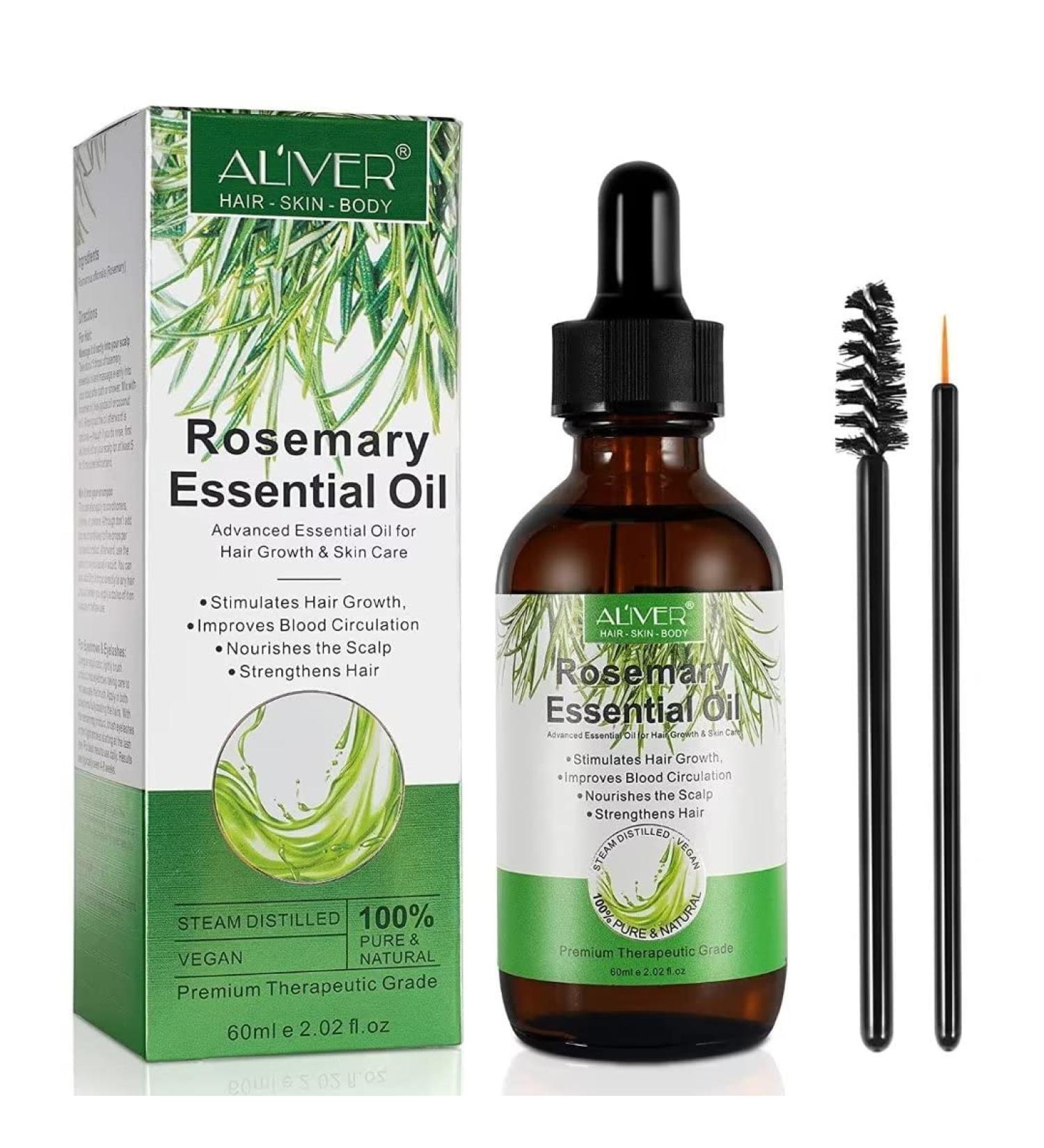 SHIFAKOU Rosemary Essential Oil for Hair Growth - 100% Pure and Natural (1PC) - Buy Online on GoSupps.com