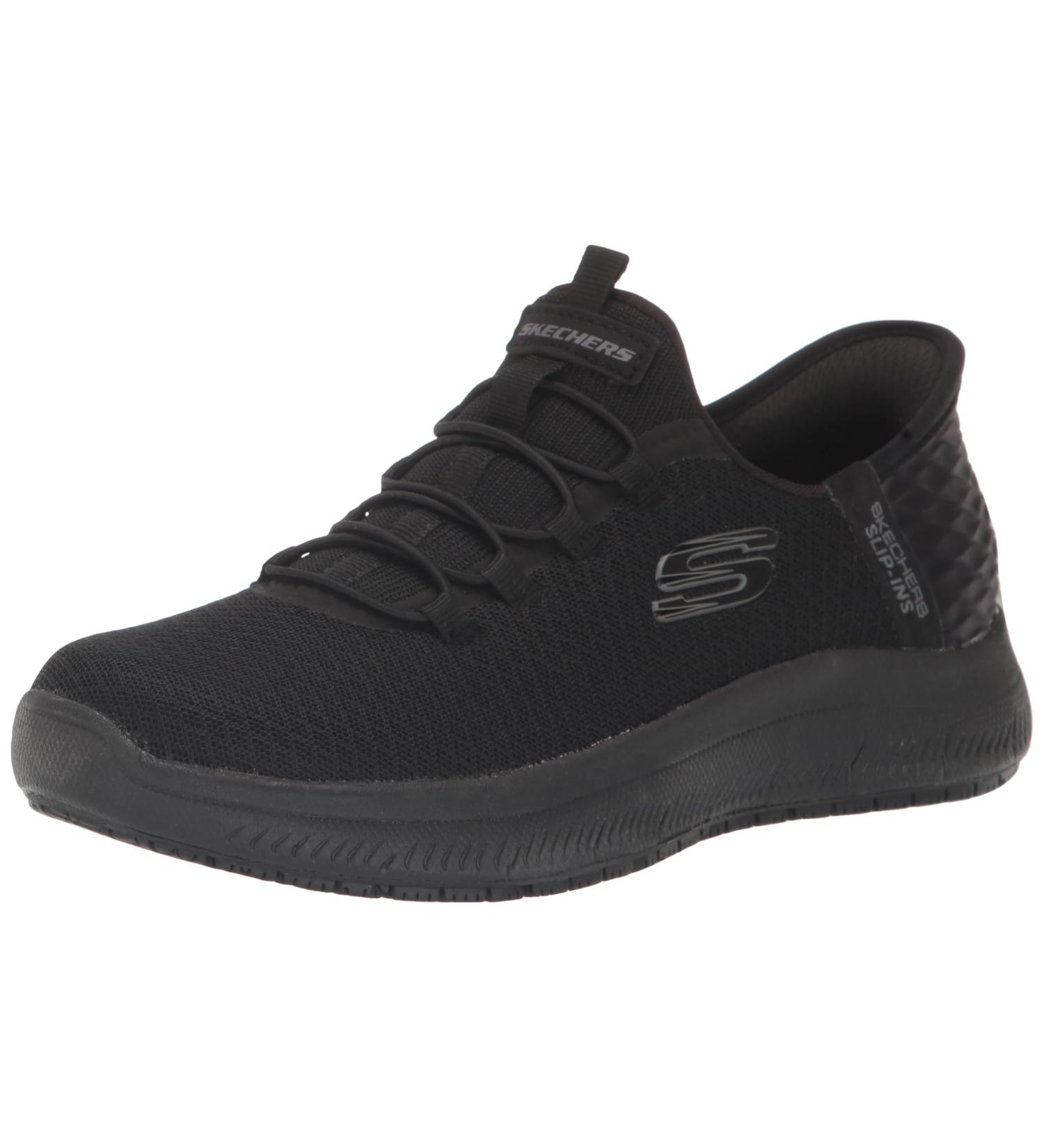 Skechers Women's Ghenter Bronaugh Food Service Shoe - Slip-Resistant 8 Summits/Black - Buy Online on GoSupps.com
