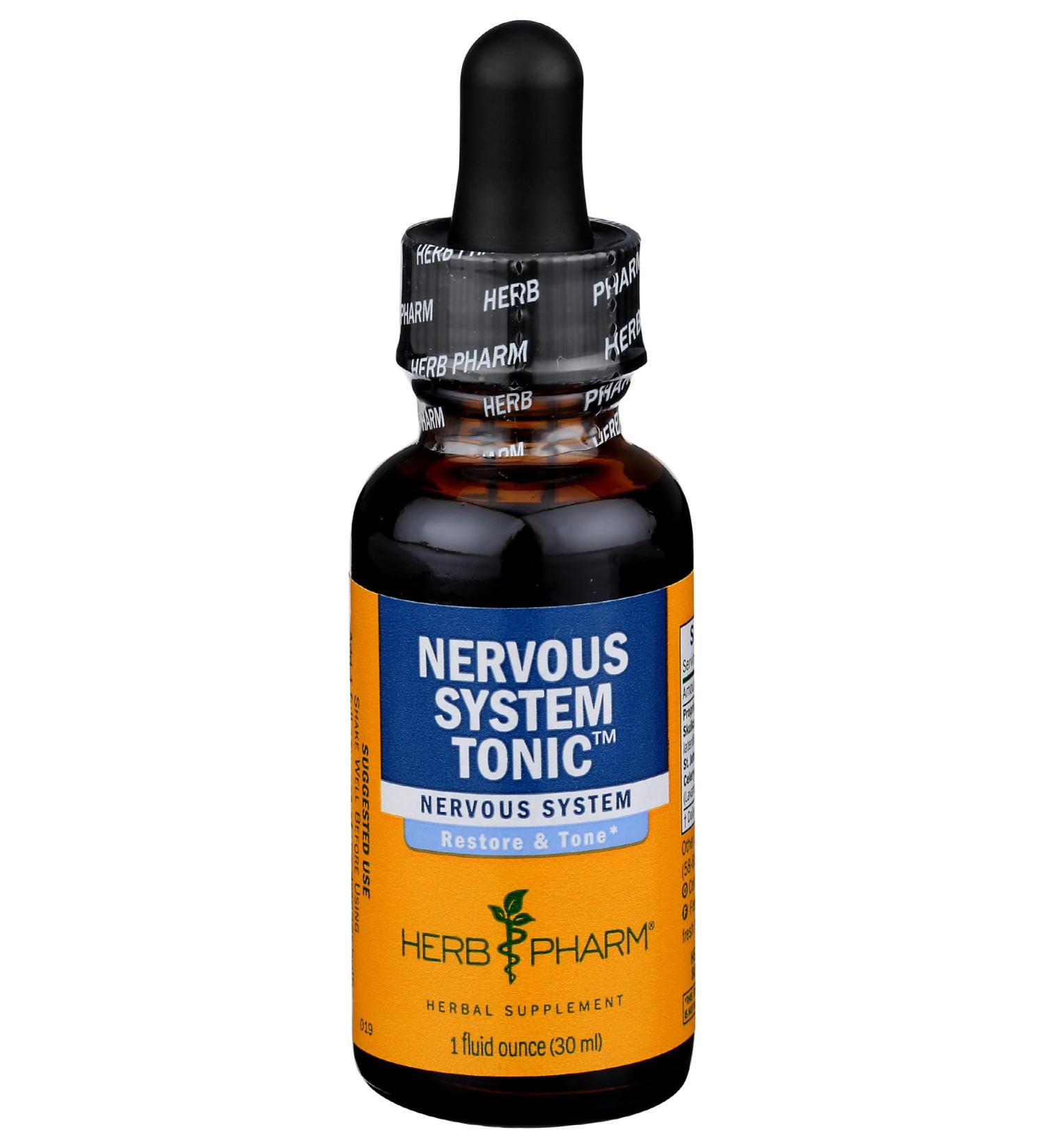 Herb Pharm - Nervous System Tonic 1 Fz - Buy Online on GoSupps.com
