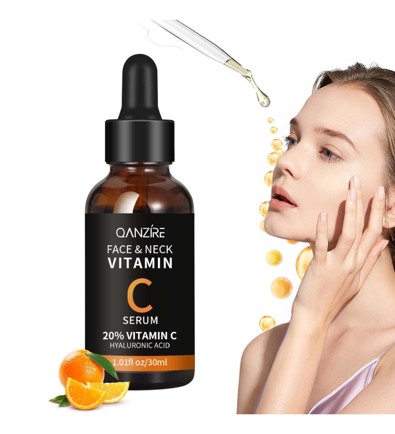 Tongyend Vitamin C Face Serum 20% Vitamin C Serum for Face Organic Vitamin C Anti Aging Serum for Face Collagen Serum for Face Fades Dark Spot Boost Skin Collagen Hydrate & Brighten - Buy Online on GoSupps.com