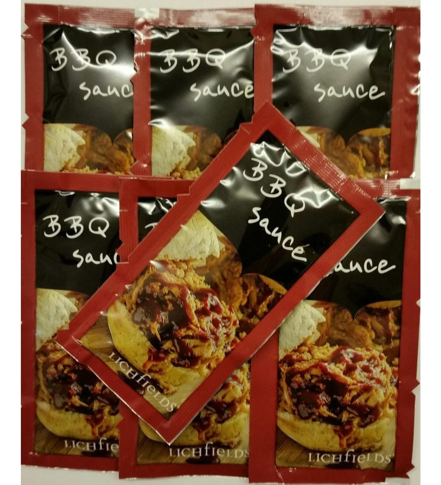 12 x Lichfields BBQ Sauce - Individual 10g Sachets