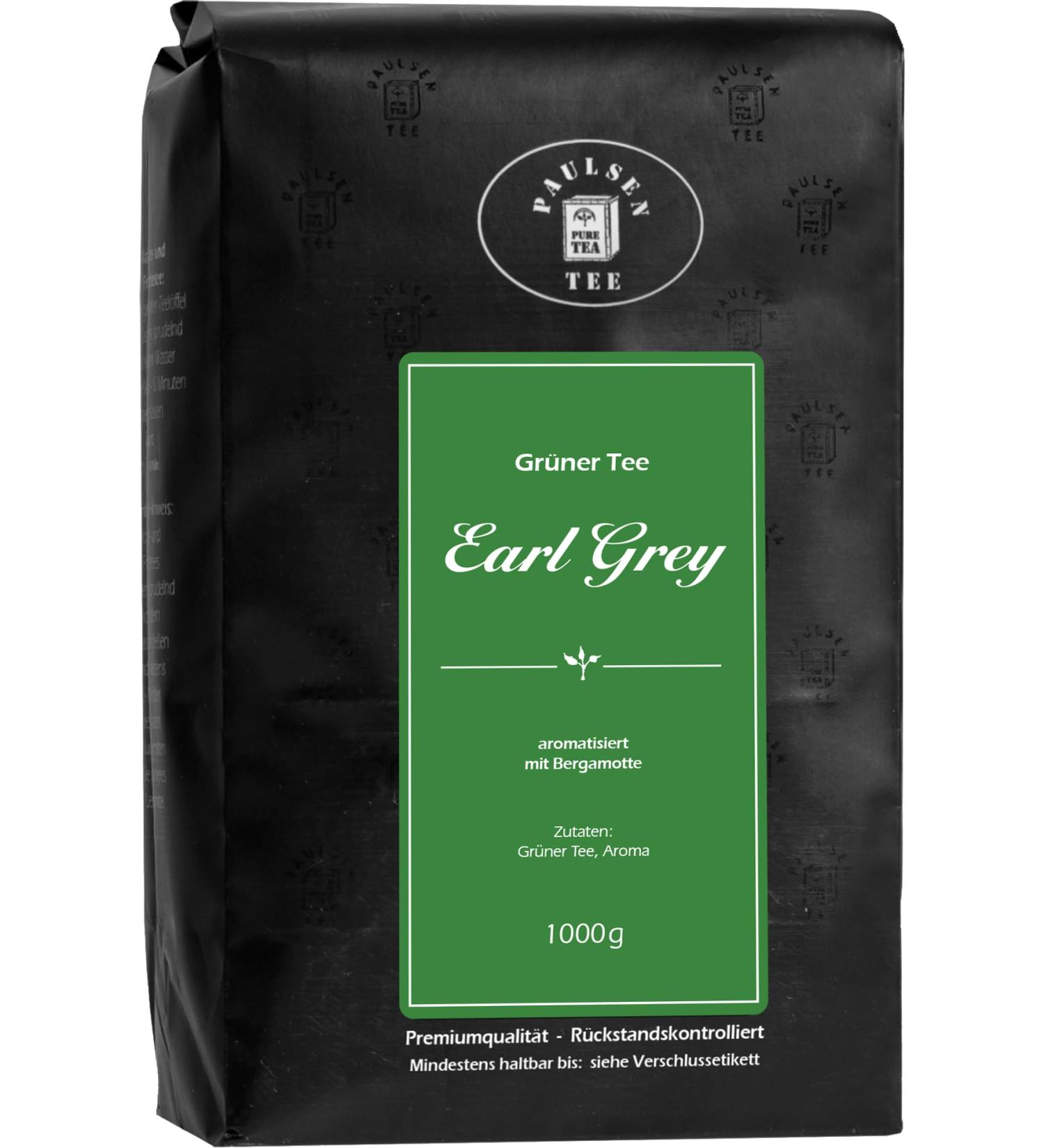 Paulsen Tea Earl Grey Green Tea 1000g - Premium Quality International Shipping Available 32.95/kg - Buy Online on GoSupps.com