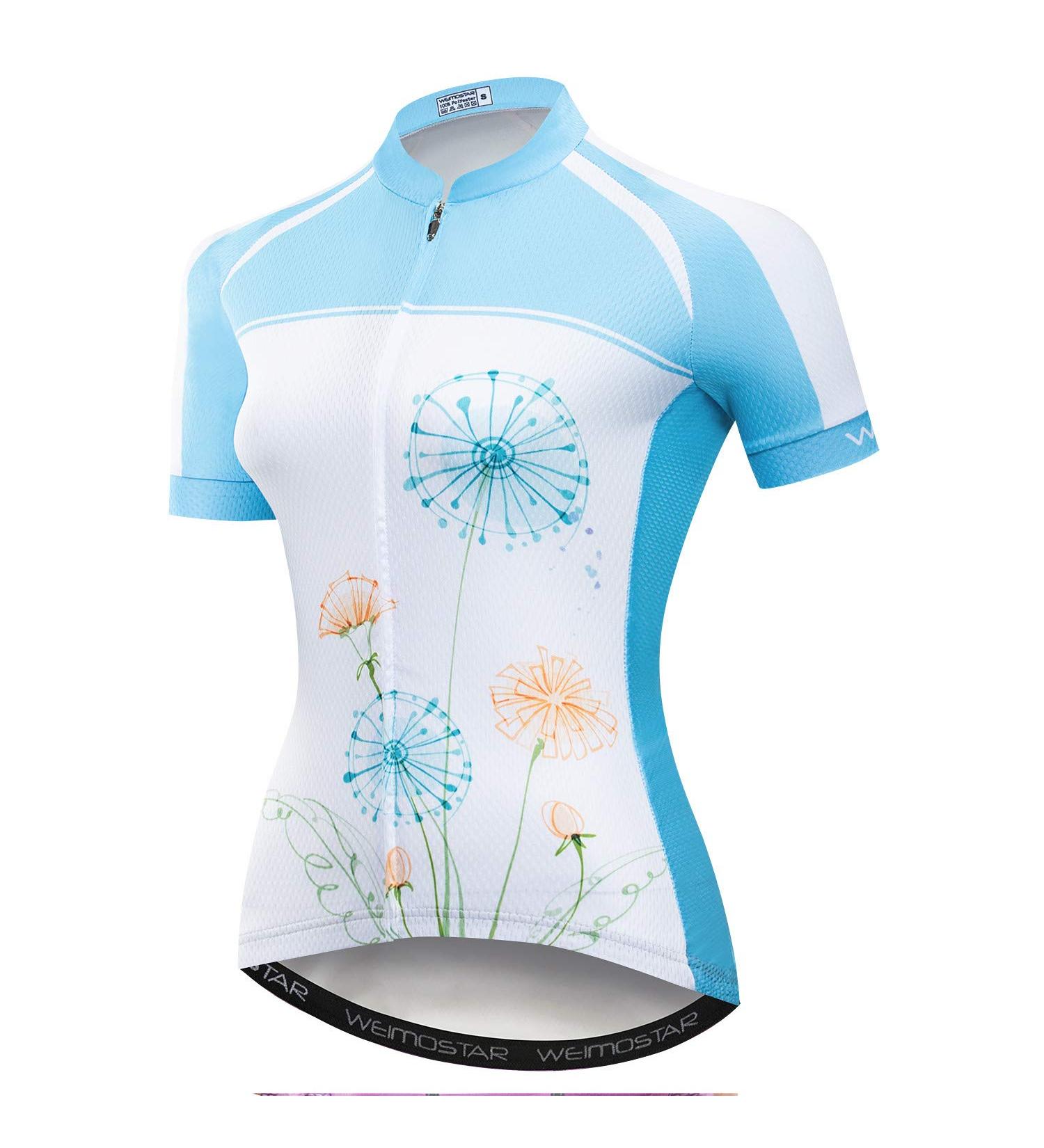 JPOJPO Women's Summer Cycling Jersey - Short Sleeve Bike Shirt for Road Cycling - Size L - Buy Online on GoSupps.com