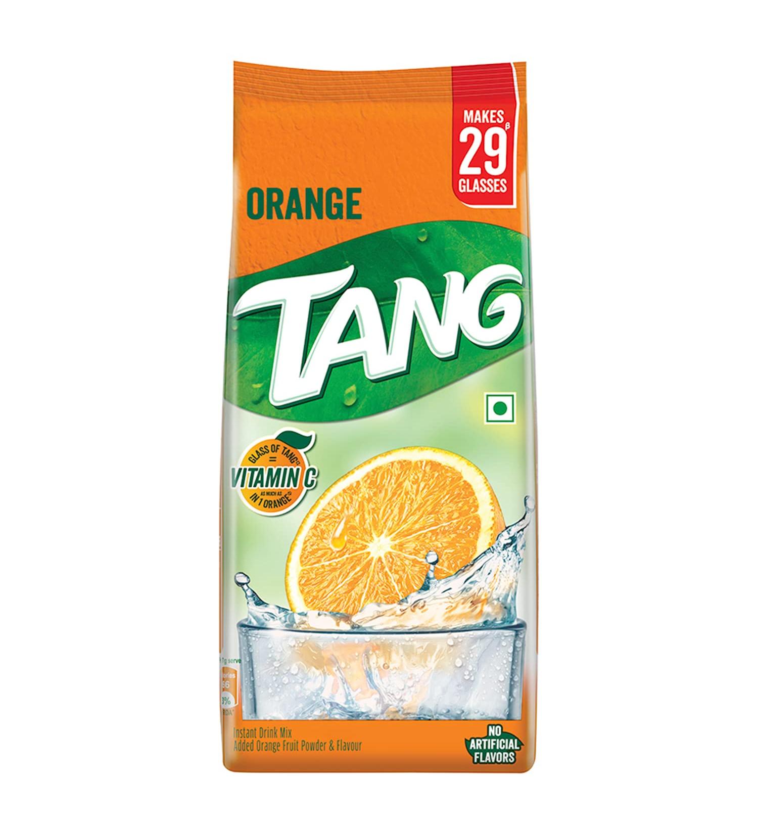 Tang Orange Instant Drink Mix 500G Pouch - India - Buy Online on GoSupps.com