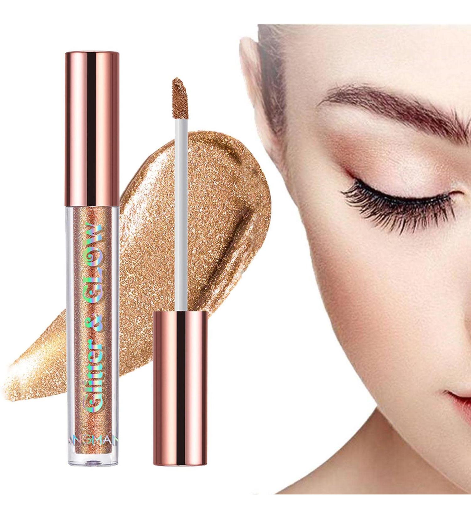 Liquid Metallic Eyeshadow - Chameleon Gloss Eyeshadow - Metallic Shimmer Eye Shadow Waterproof Long Lasting Quick-Drying Sparkling Eye Shadow Makeup Tosier 02# - Buy Online on GoSupps.com