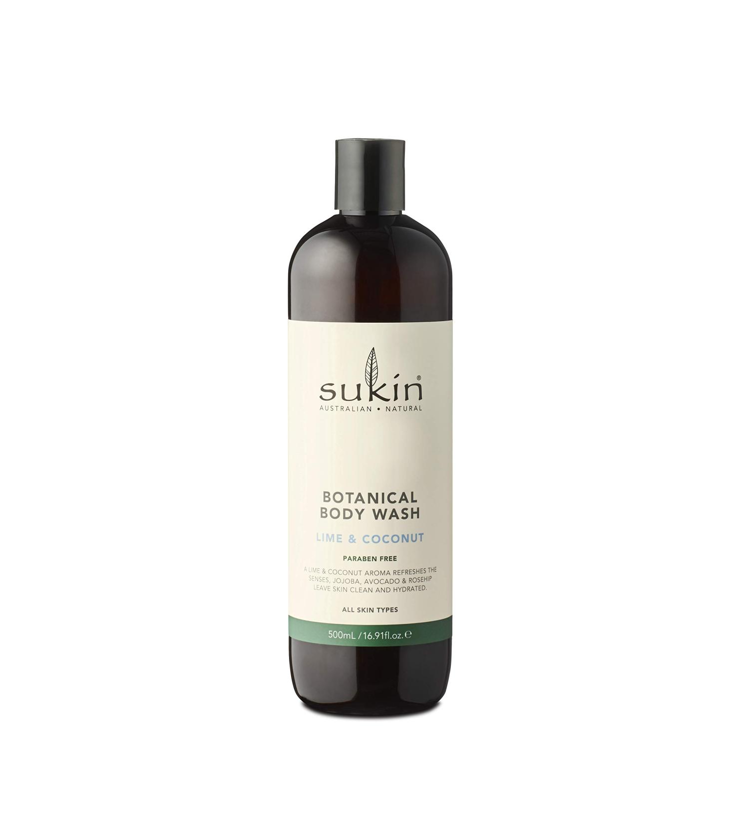 Sukin Lime & Coconut Botanical Body Wash - 16.9 Fl Oz - Buy Online on GoSupps.com