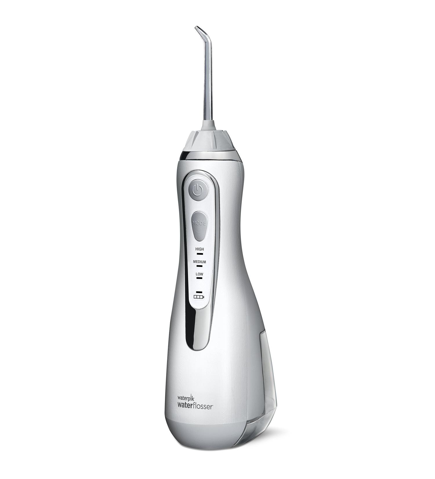 Waterpik Cordless Advanced Water Flosser - ADA Accepted, Rechargeable & Portable - White WP-560 - Buy Online on GoSupps.com