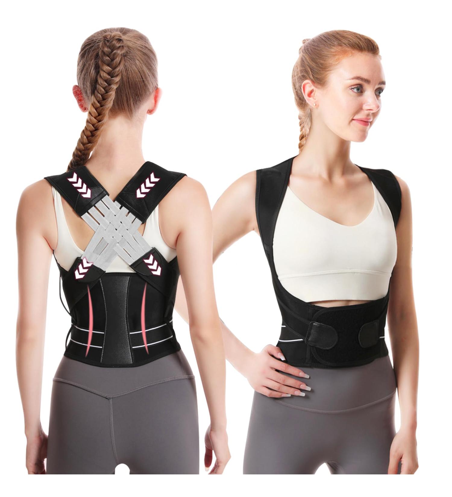 Soarfly Posture Corrector for Men & Women | Comfortable & Breathable Back Straight Holder Shoulder Strap Support - Buy Online on GoSupps.com