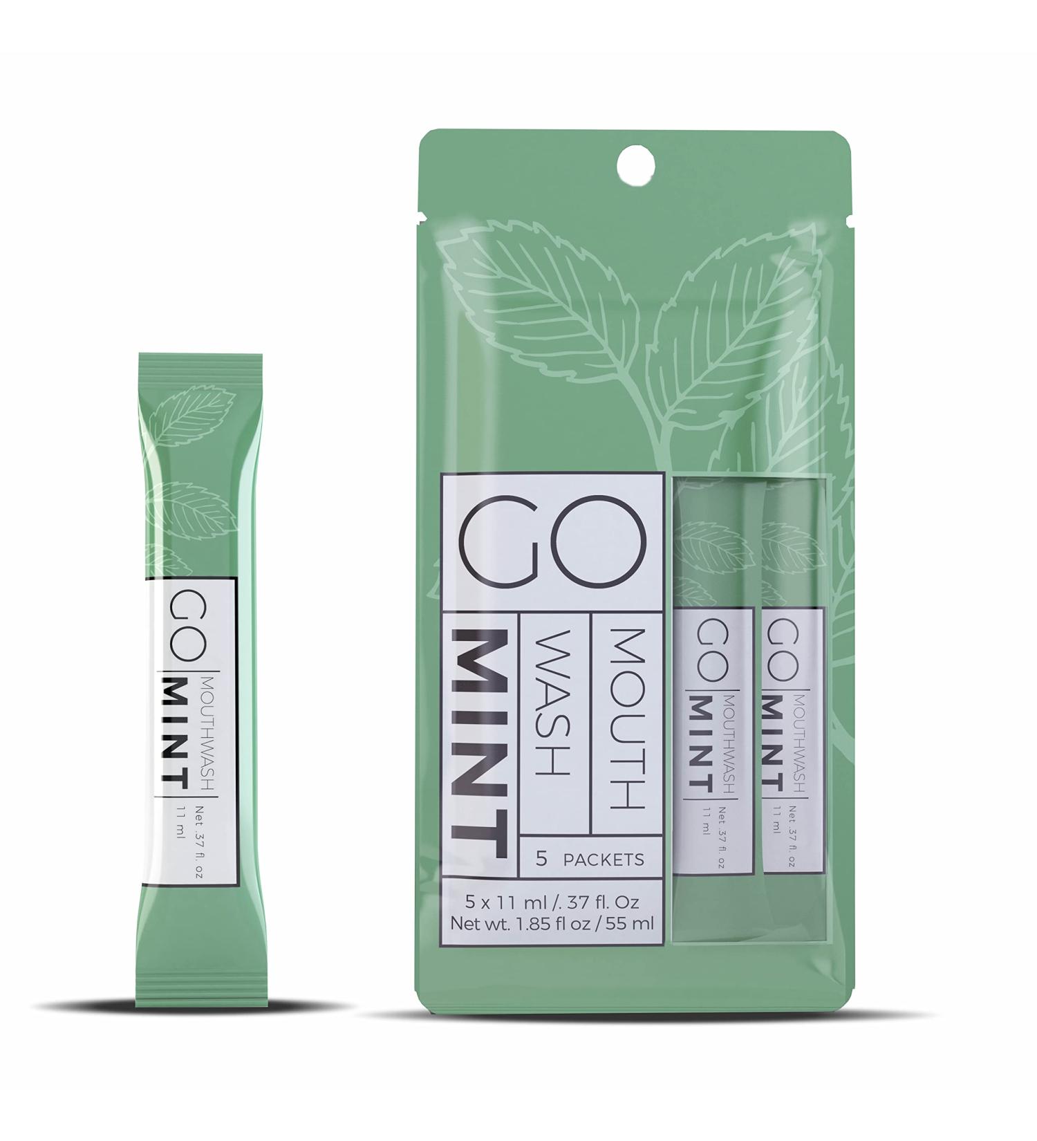 GO mouthwash no Alcohol Formula (Mint 720 Individual Packets) - Buy Online on GoSupps.com