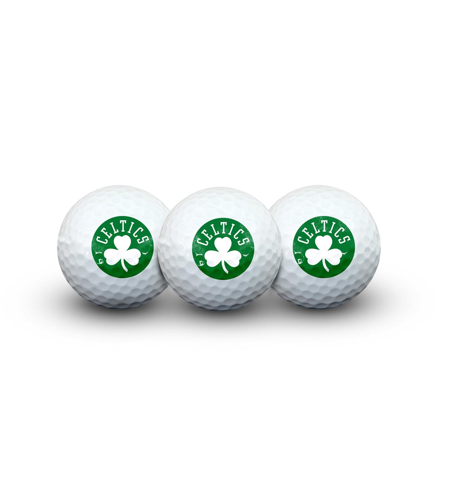 Team Effort NBA Golf Ball Pack of 3 Boston Celtics