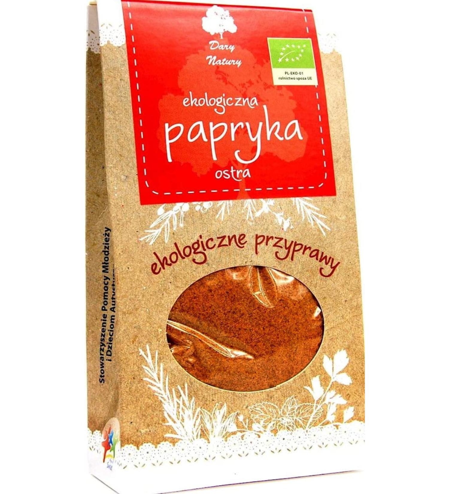 DARY NATURY Organic Ground Hot Peppers 90g - DARY NATURY