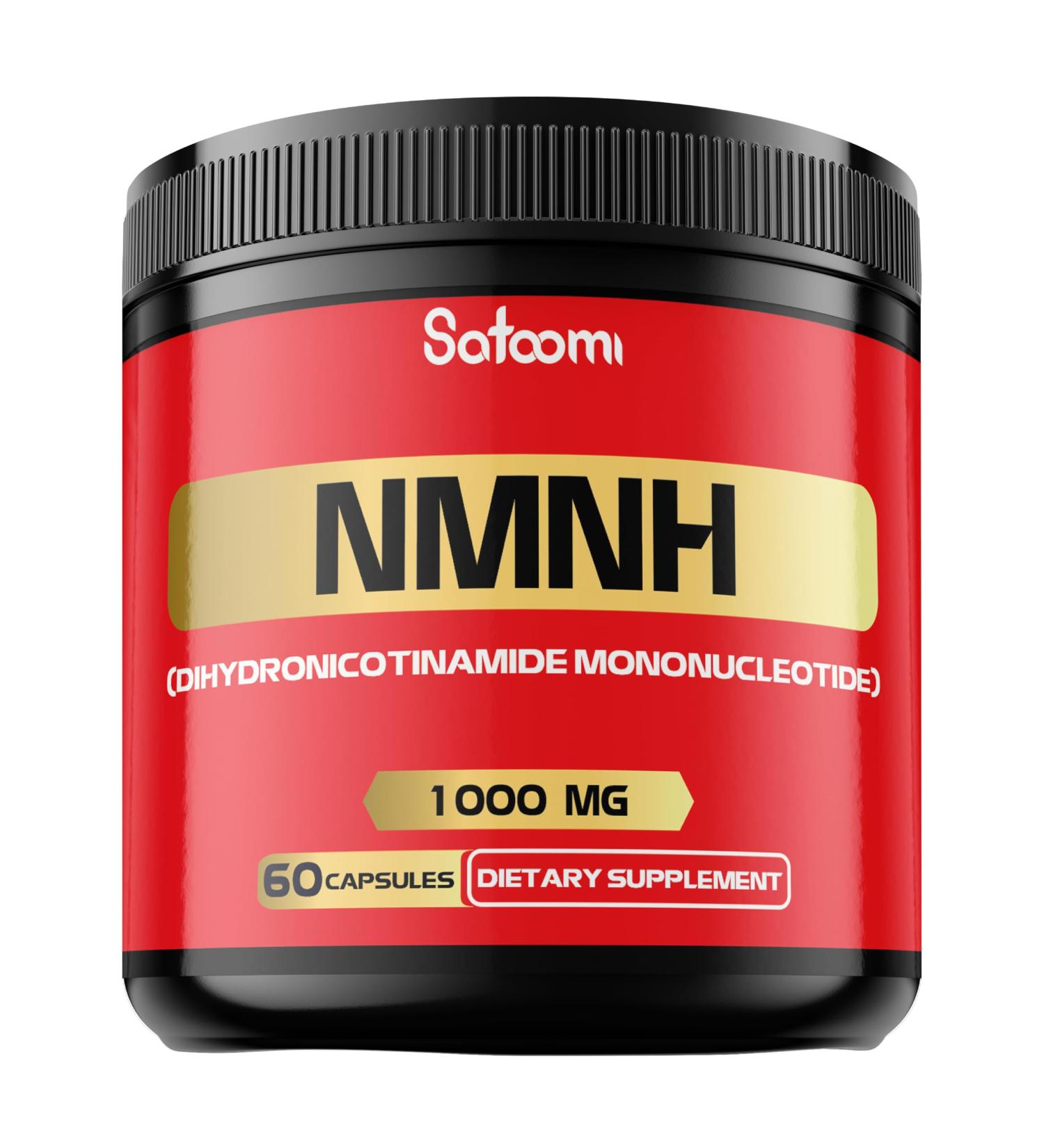 NMNH (Dihydronicotinamide Mononucleotide) -NMN Supplement Alternative - 1000mg per Serving NAD Supplement to Support NAD - 60 Capsules - 30 Days Supply - Buy Online on GoSupps.com