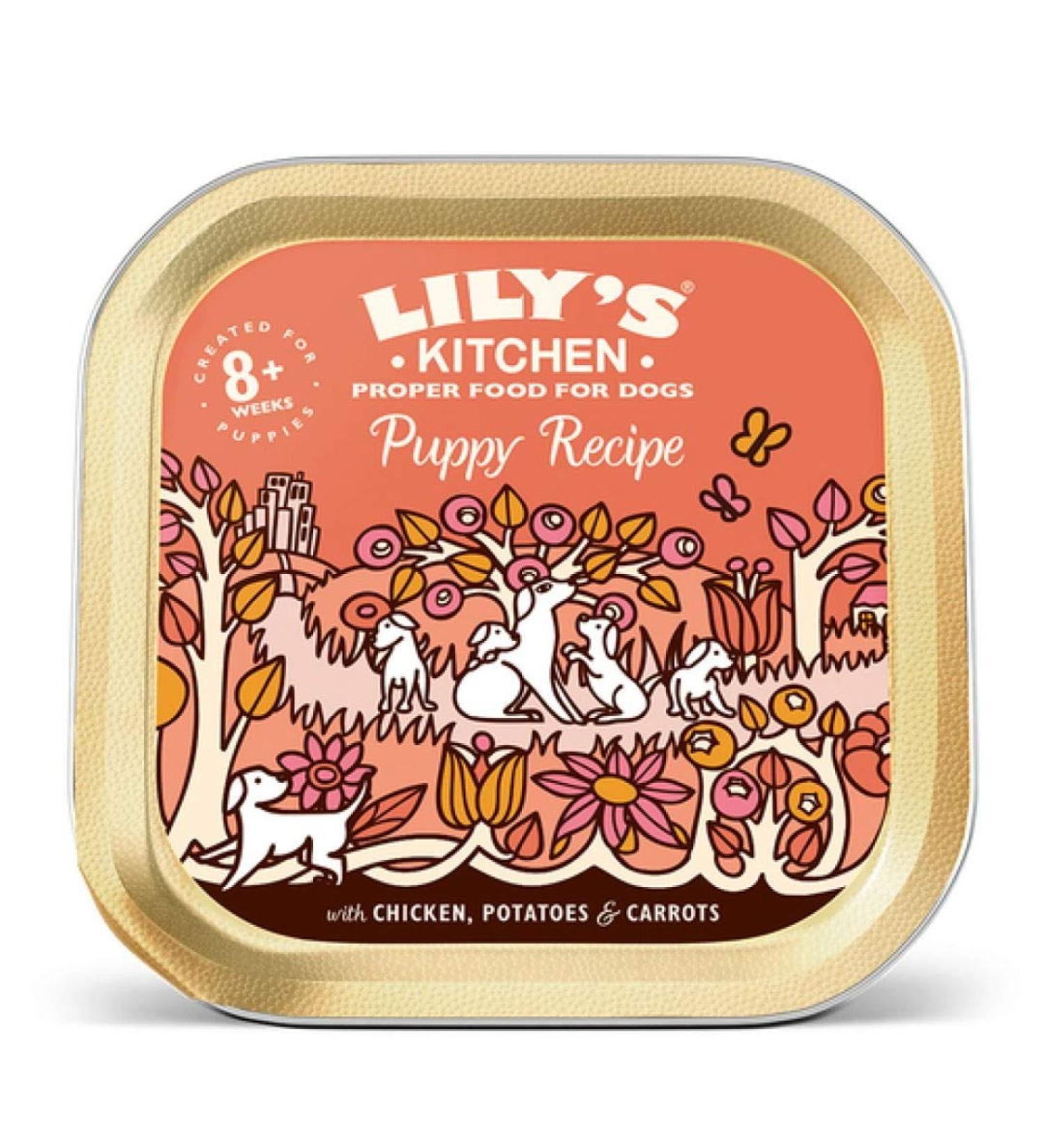 Lily's Kitchen Wet Dog Puppy Trays Chicken Recipe 150g 10 Pack
