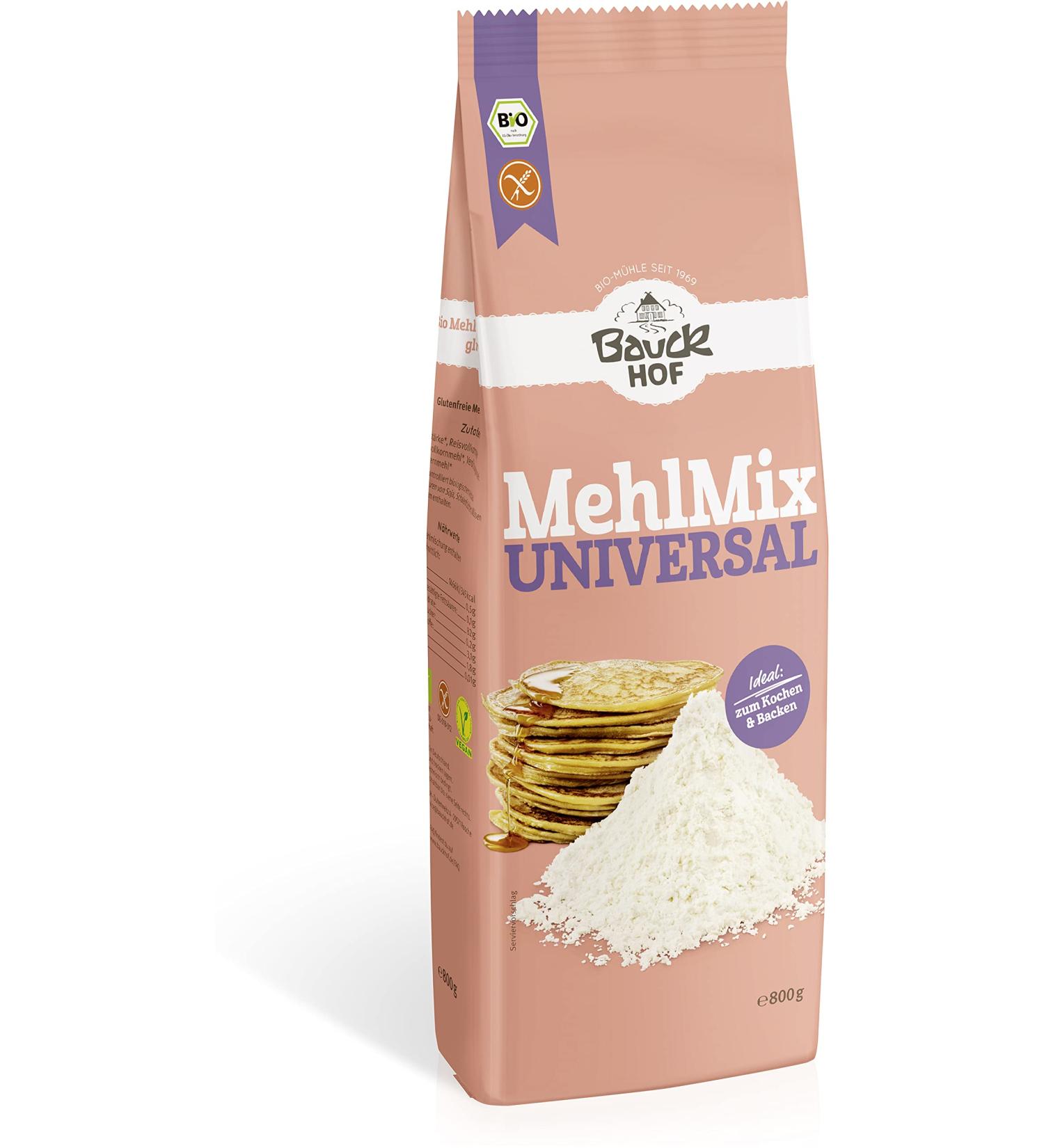 Bauckhof Flour Mix Universal gluten-free organic (6 x 800 gr) 800 g (pack of 6)