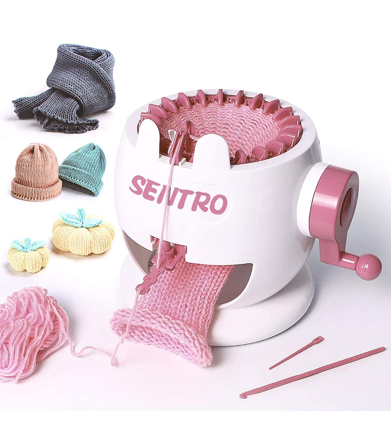 Knitting Machine SENTRO 22 Needles Machines Smart Weaving Loom DIY Board Rotating Machines for Adults and Kids  White - Buy Online on GoSupps.com
